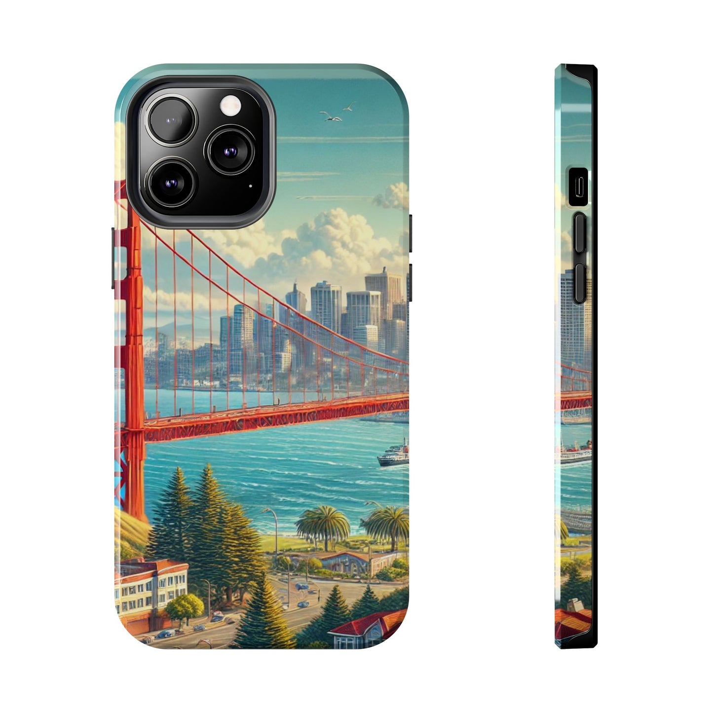 San Francisco Skyline Tough Phone Cases