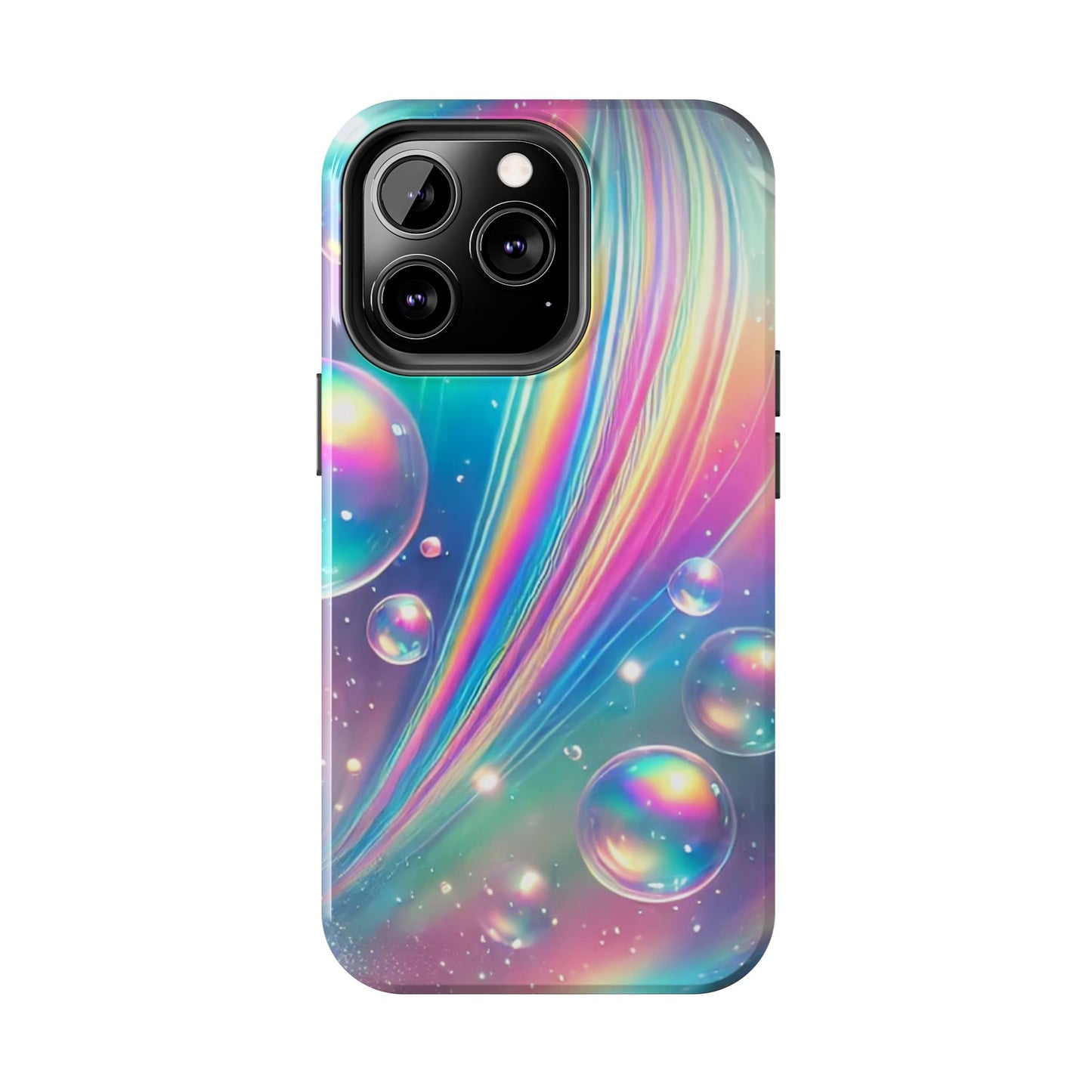 Iridescent colorful Tough Phone Cases