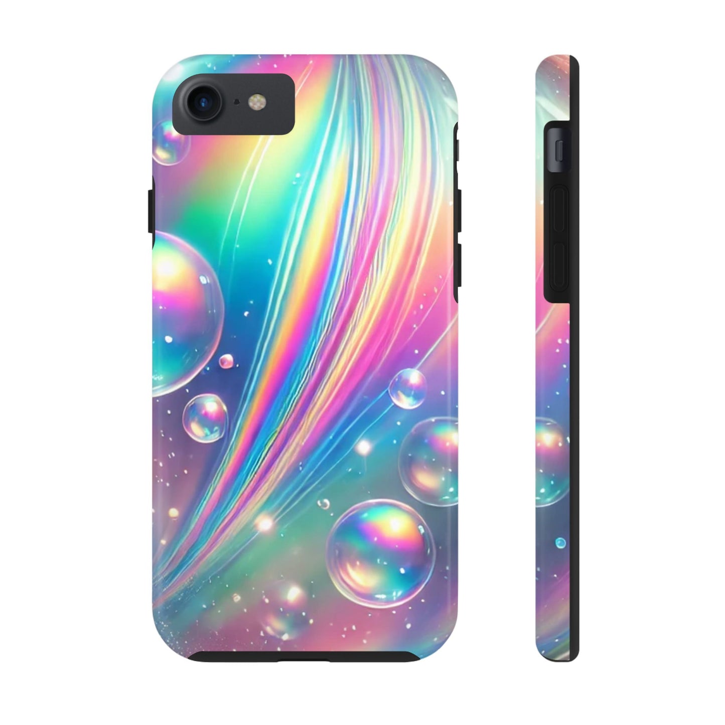 Iridescent colorful Tough Phone Cases