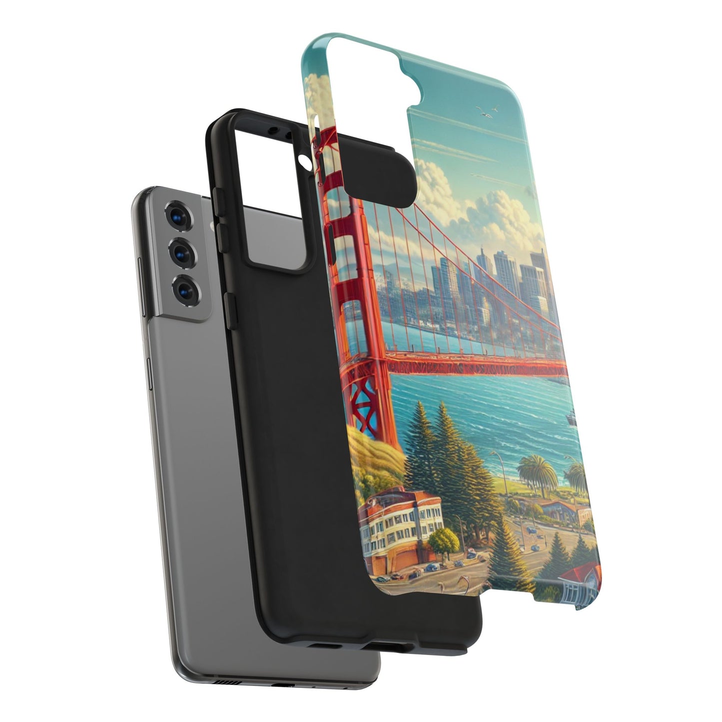 San Francisco Skyline Tough Phone Cases