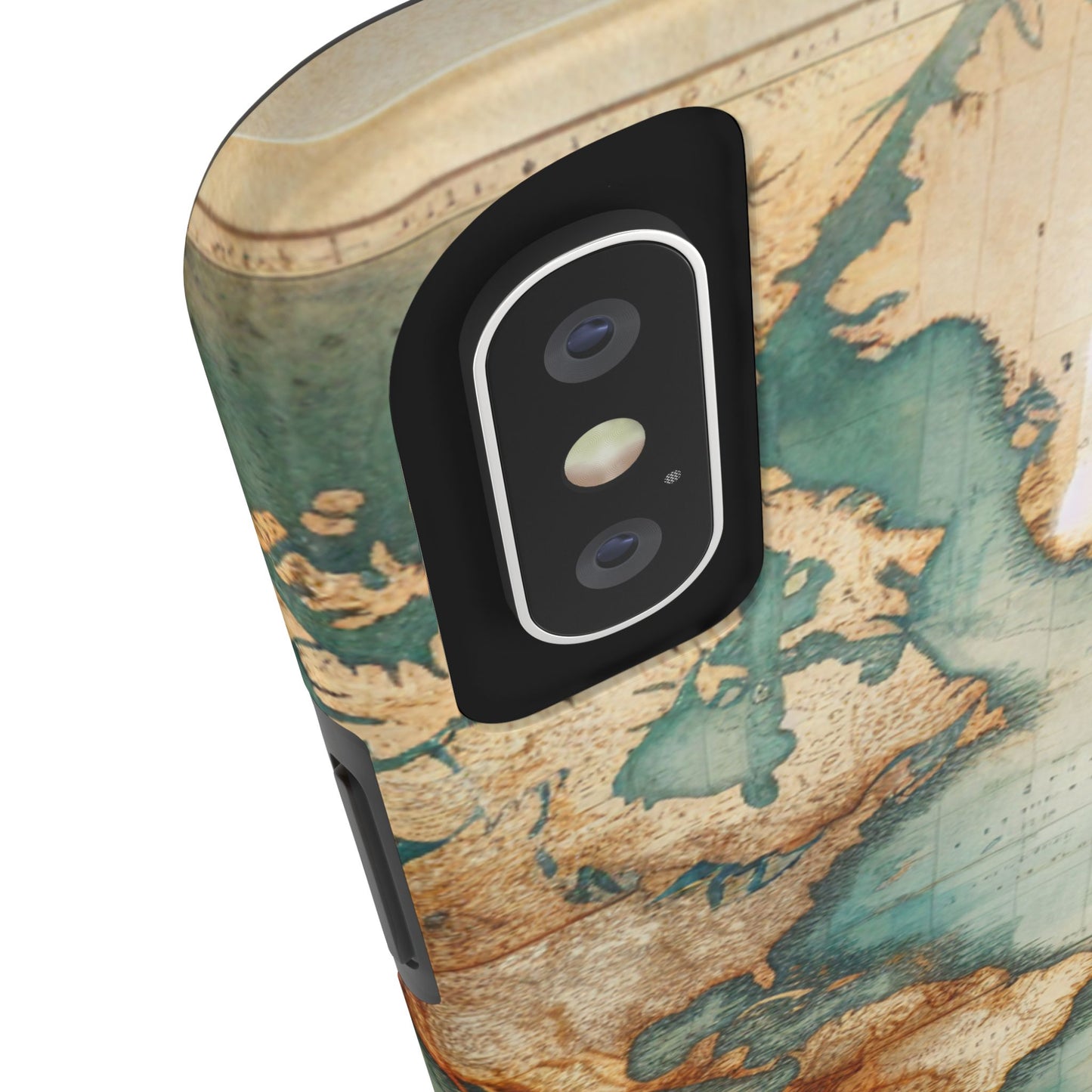 Vintage World Map Tough Phone Cases