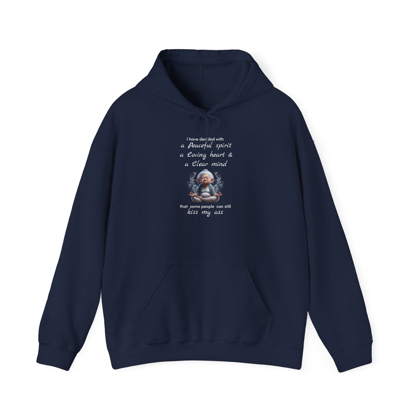 Kiss my ass funny Hooded Sweatshirt