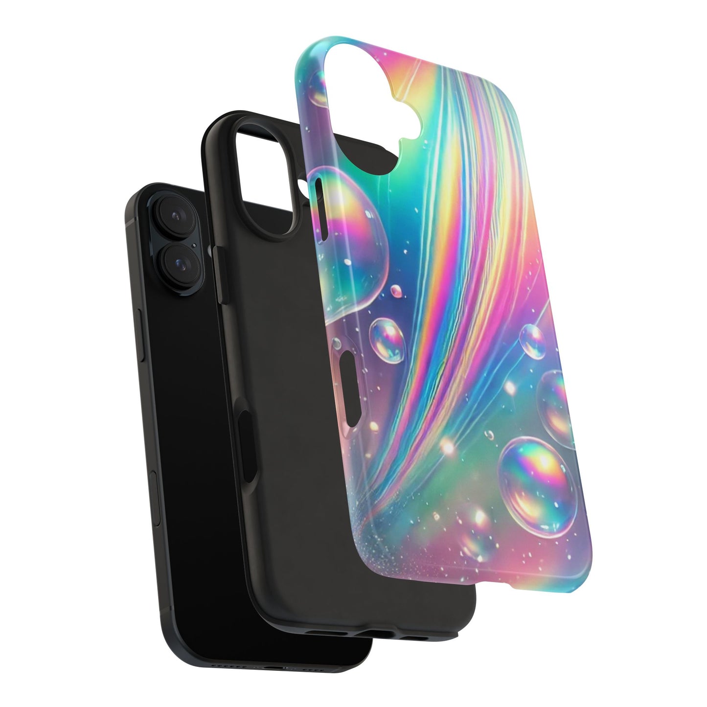 Iridescent colorful Tough Phone Cases