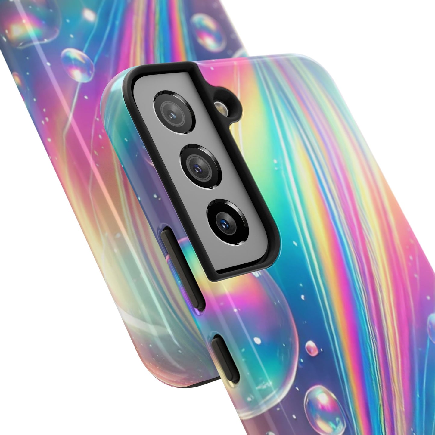 Iridescent colorful Tough Phone Cases