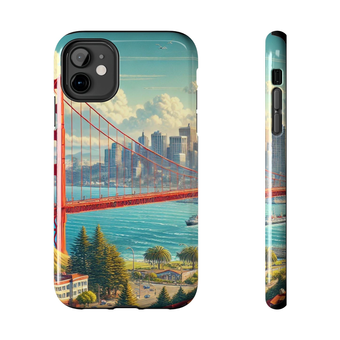 San Francisco Skyline Tough Phone Cases