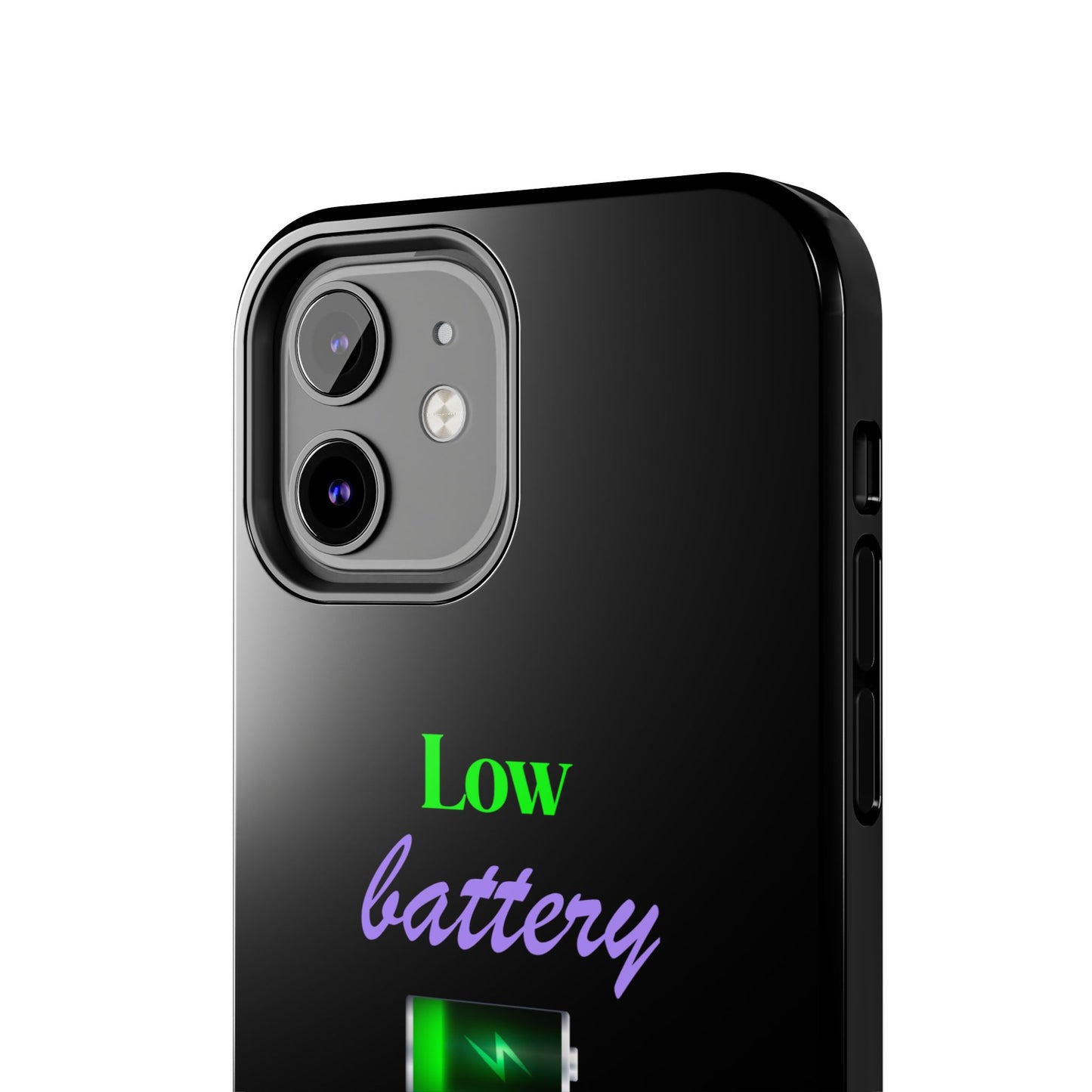 Low battery Tough Phone Cases