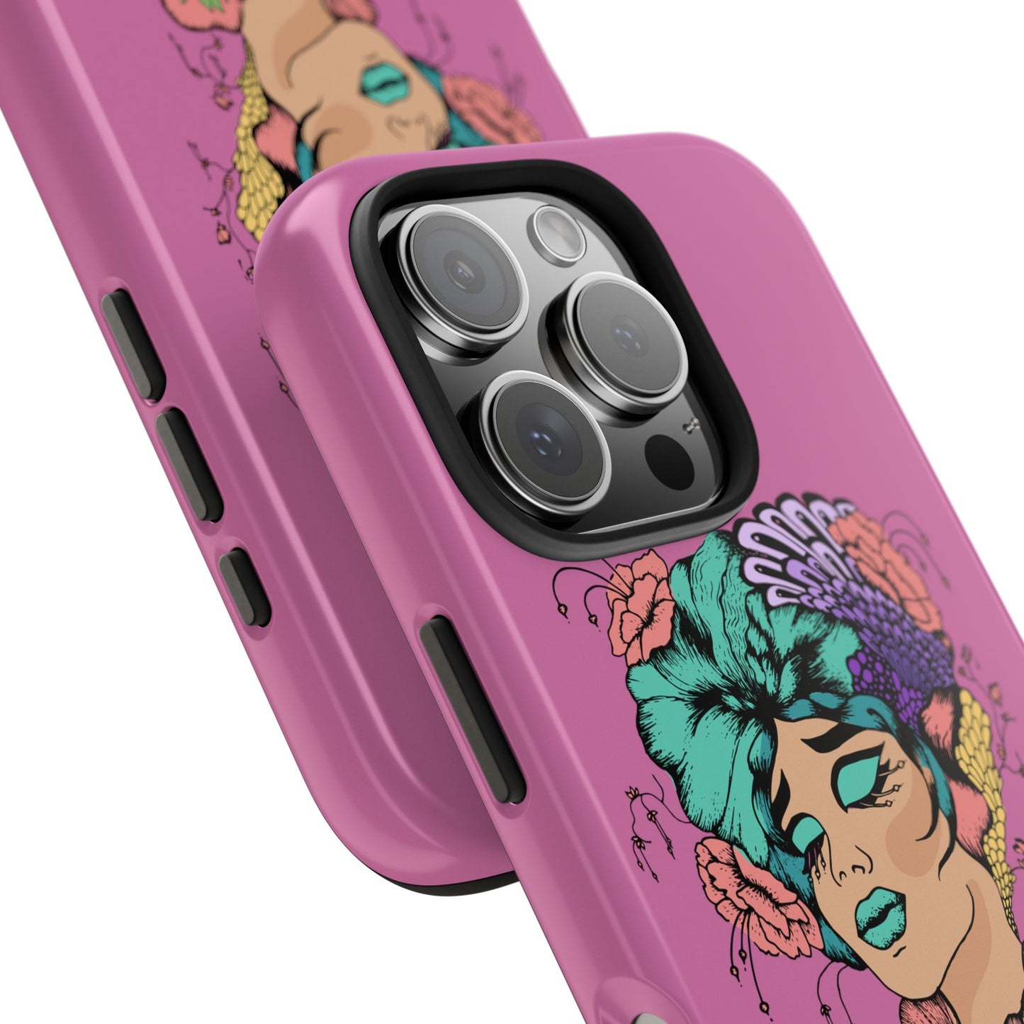 Floral Woman Tough Phone Cases