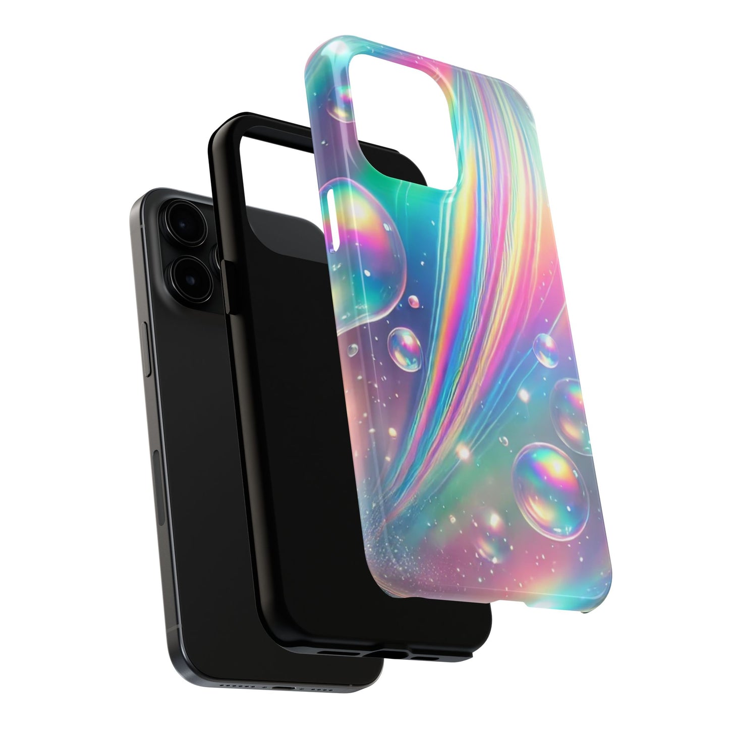 Iridescent colorful Tough Phone Cases