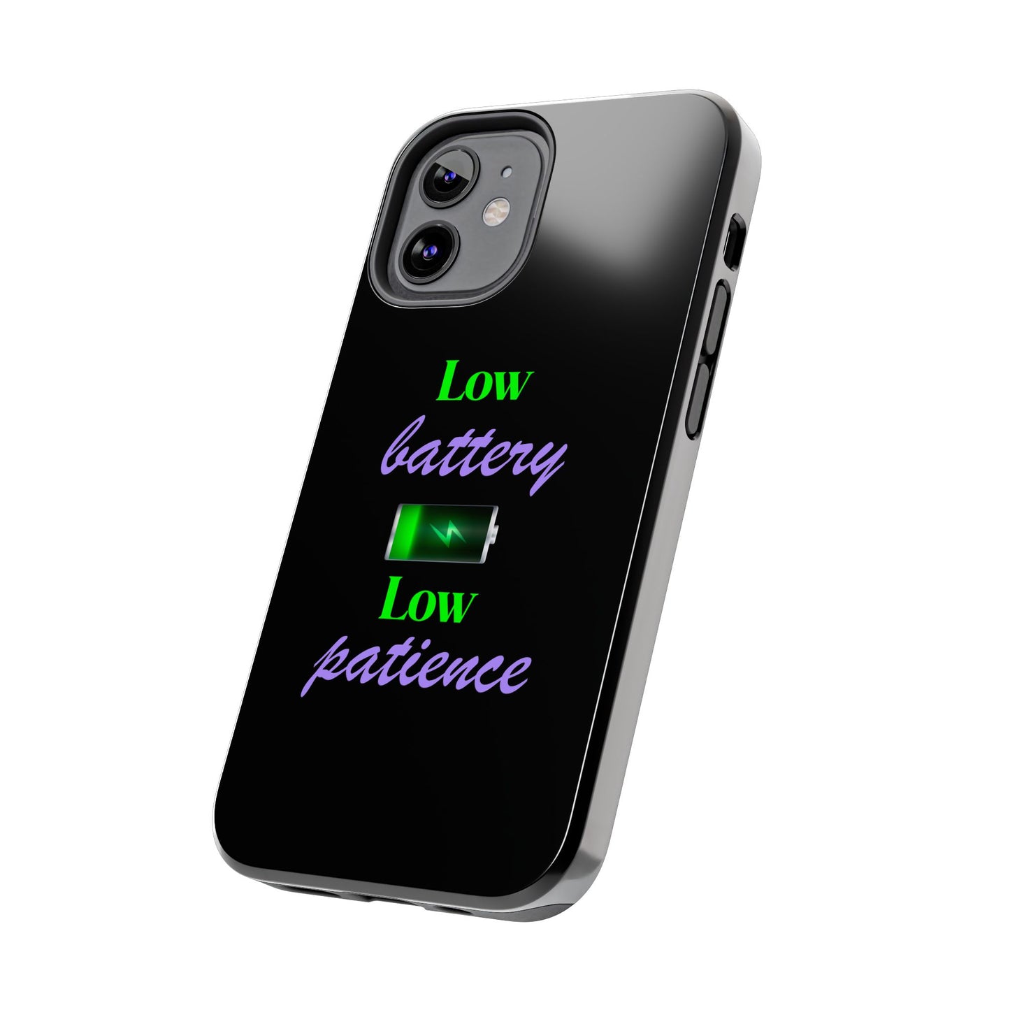 Low battery Tough Phone Cases