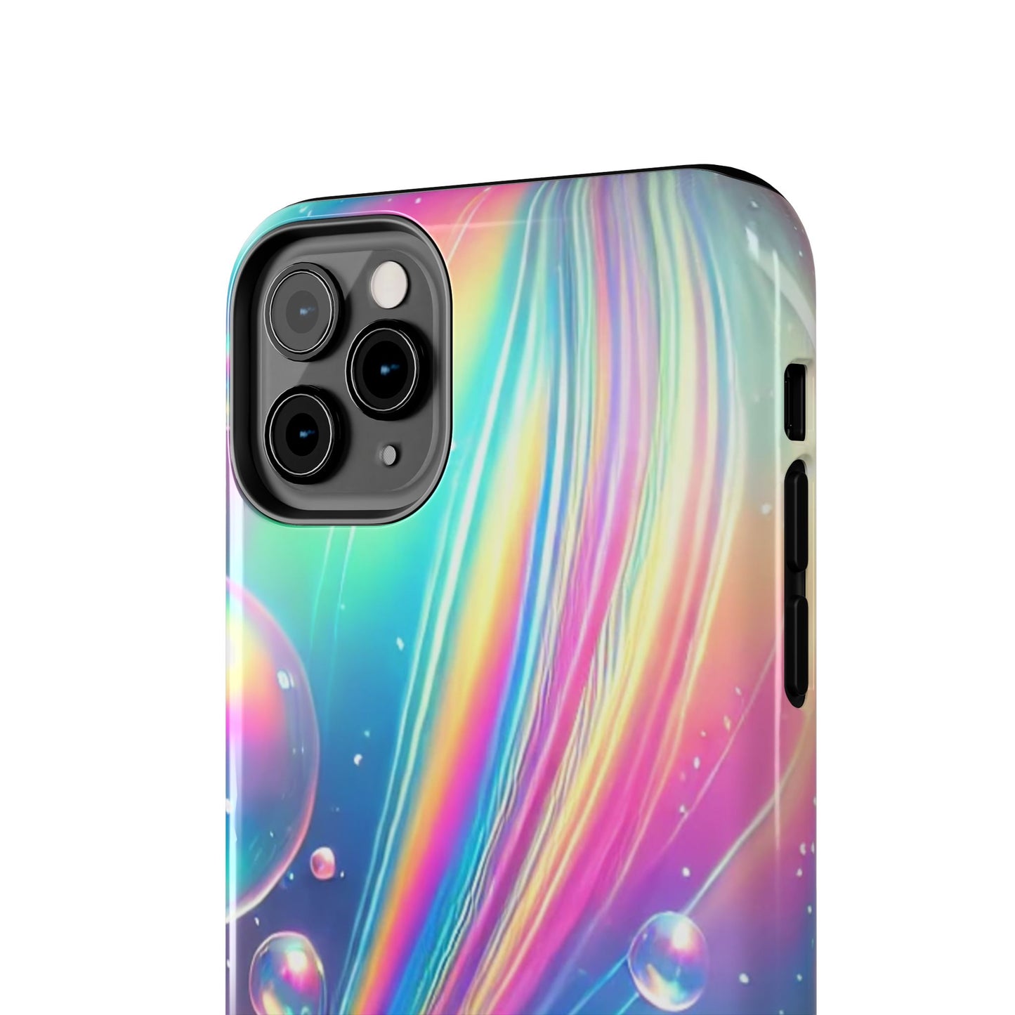 Iridescent colorful Tough Phone Cases