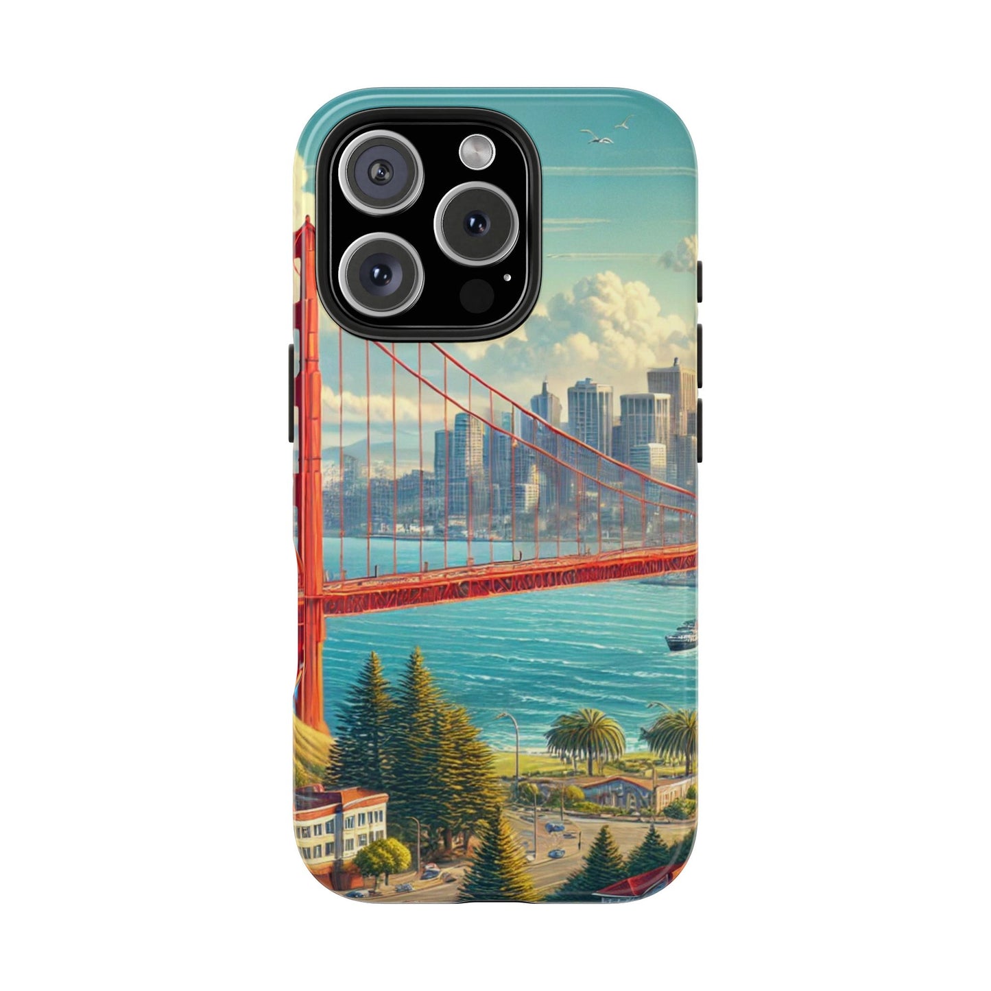 San Francisco Skyline Tough Phone Cases