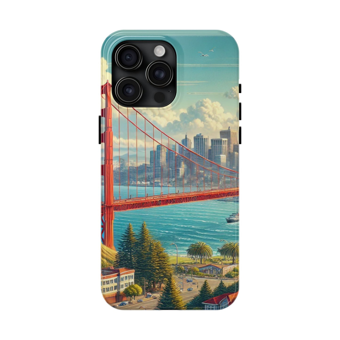 San Francisco Skyline Tough Phone Cases