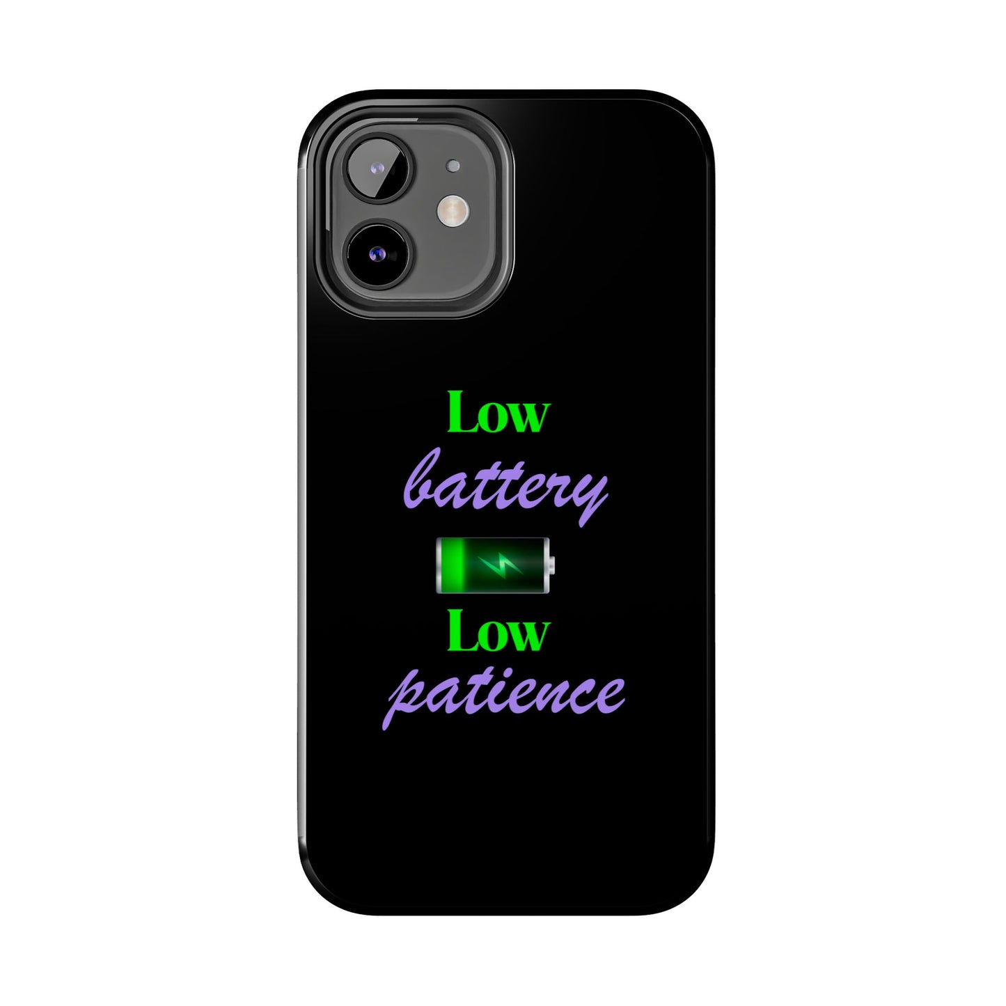 Low battery Tough Phone Cases