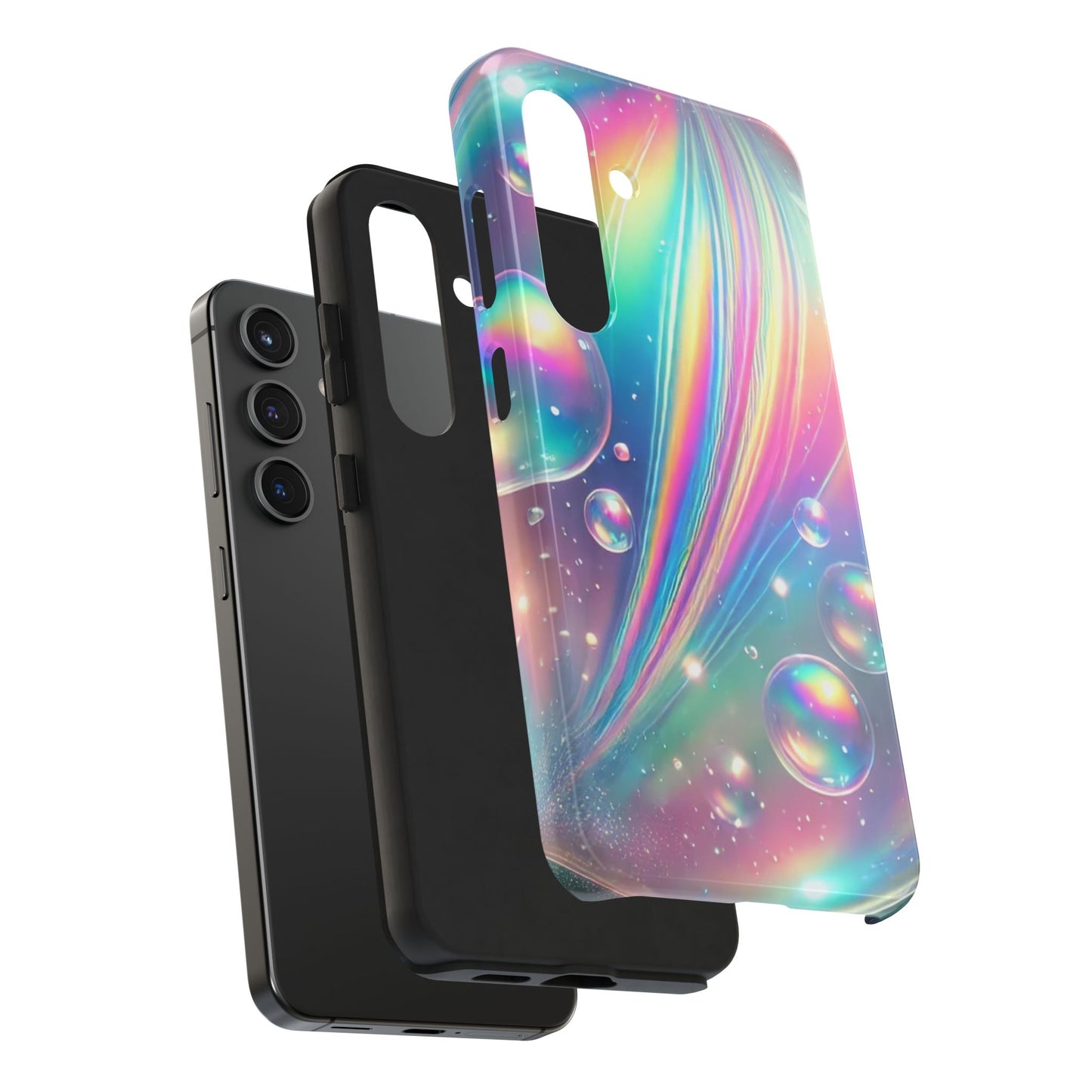 Iridescent colorful Tough Phone Cases