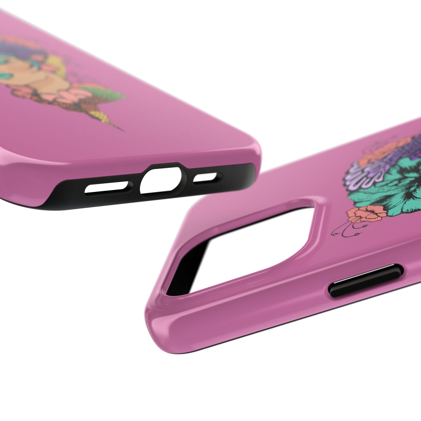 Floral Woman Tough Phone Cases