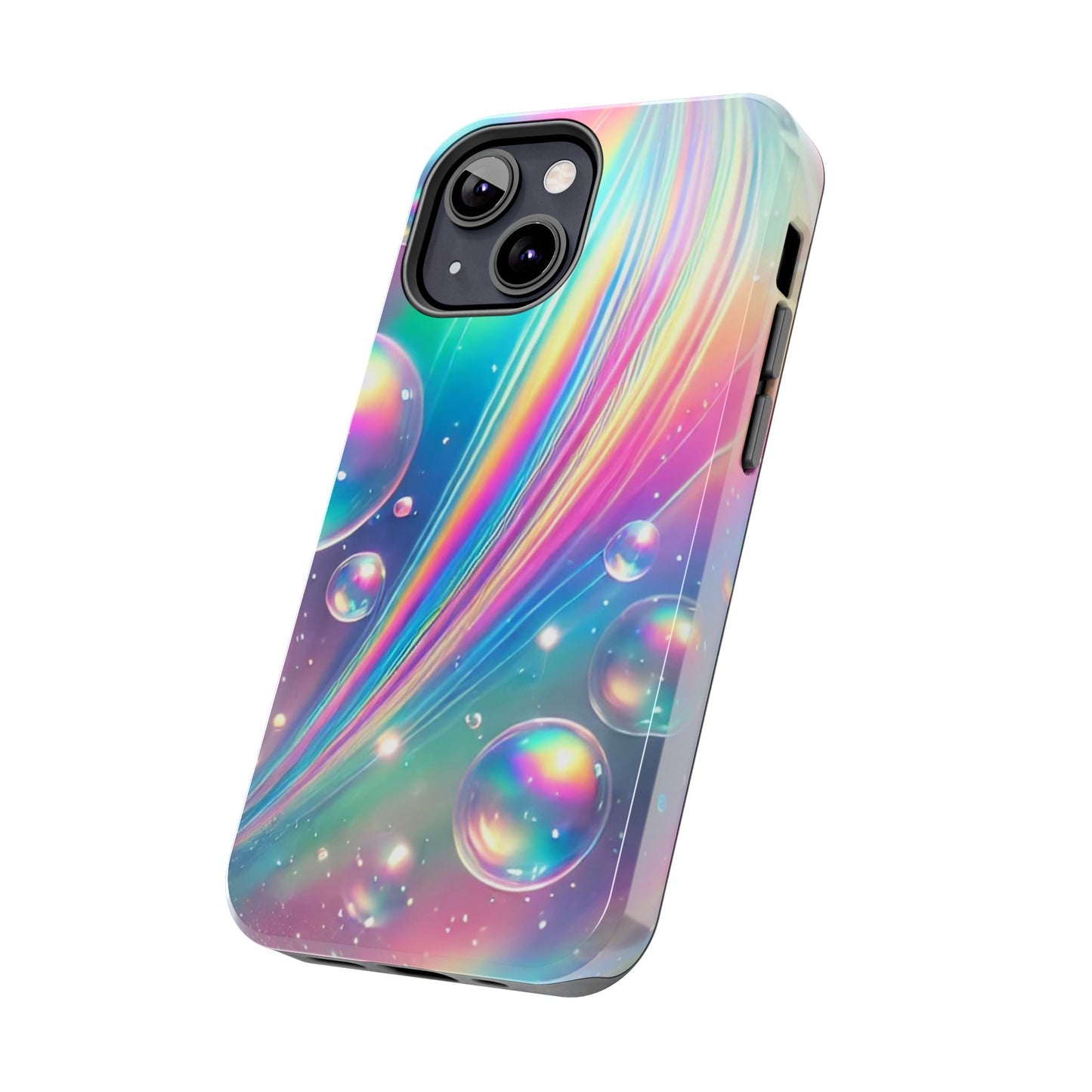 Iridescent colorful Tough Phone Cases