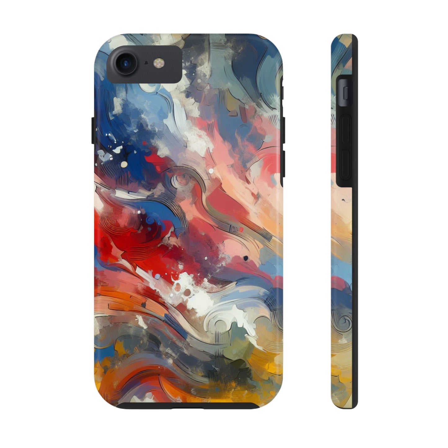 Vibrant abstract Pattern Tough Phone Cases