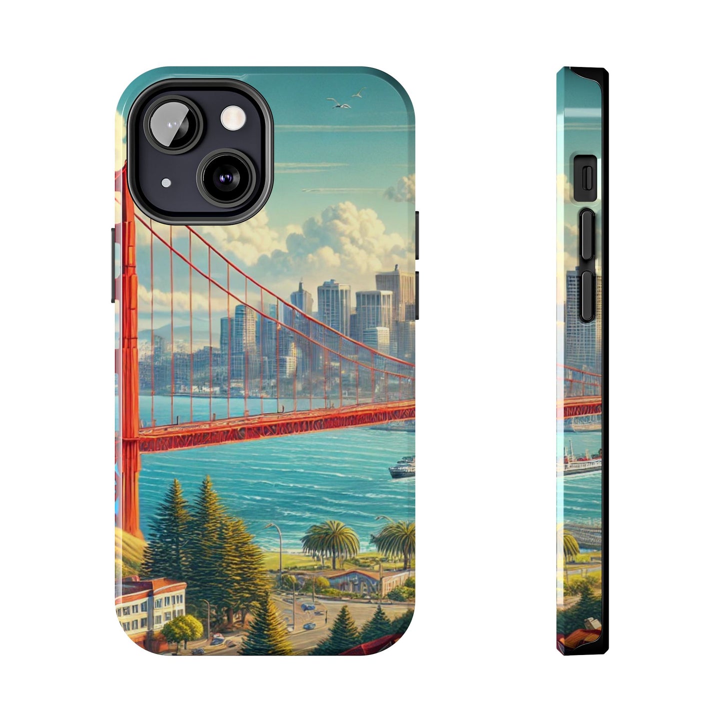 San Francisco Skyline Tough Phone Cases