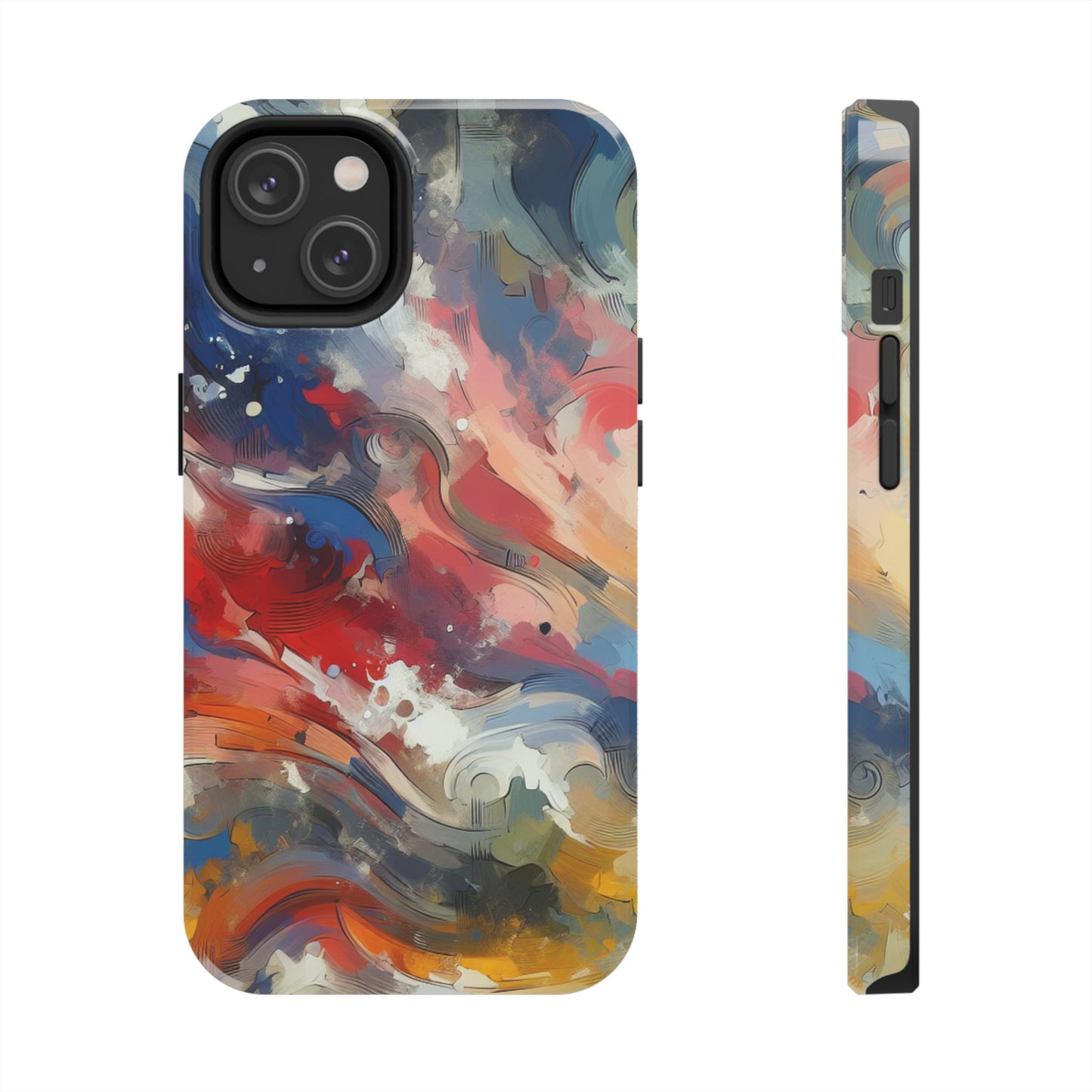 Vibrant abstract Pattern Tough Phone Cases