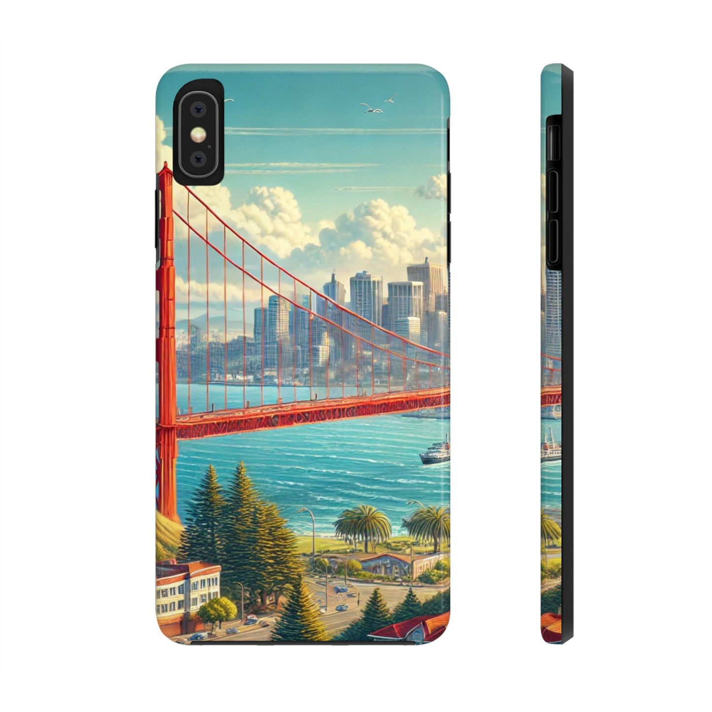 San Francisco Skyline Tough Phone Cases