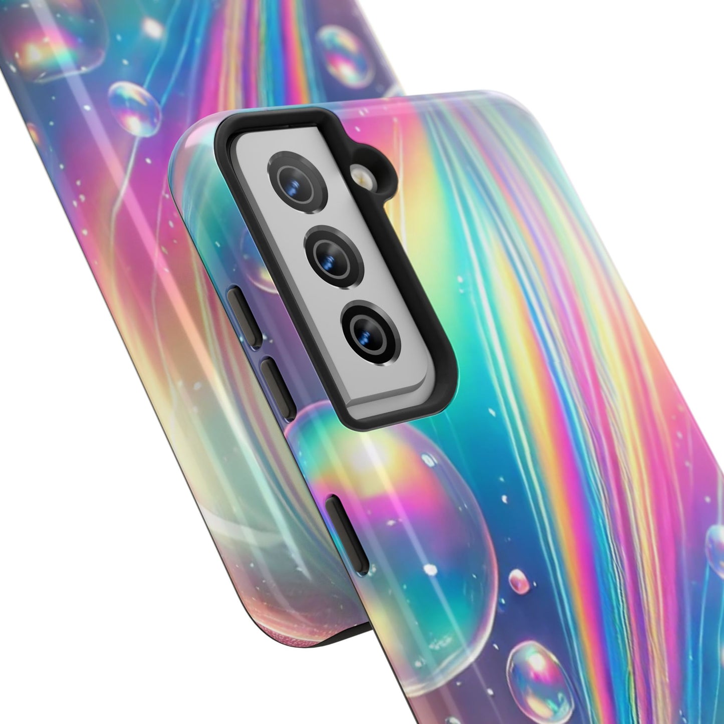 Iridescent colorful Tough Phone Cases