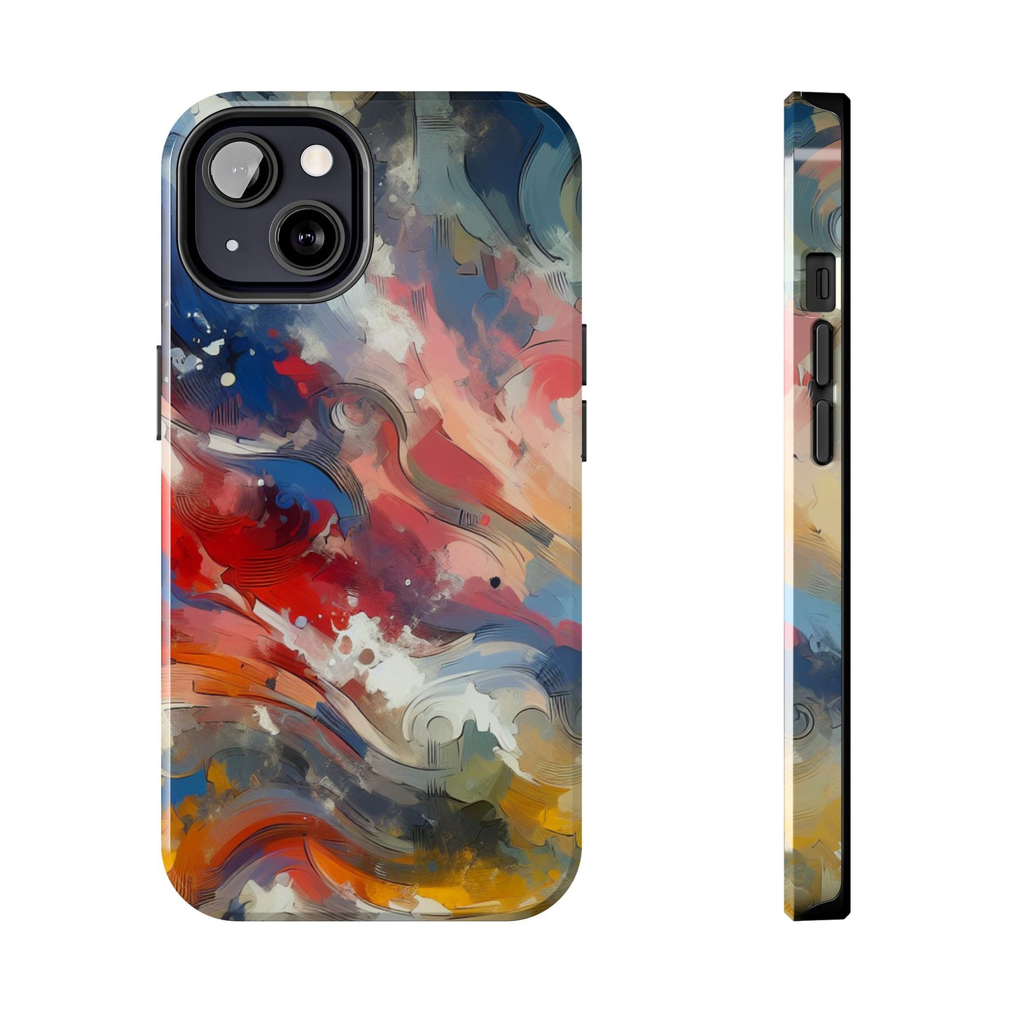 Vibrant abstract Pattern Tough Phone Cases