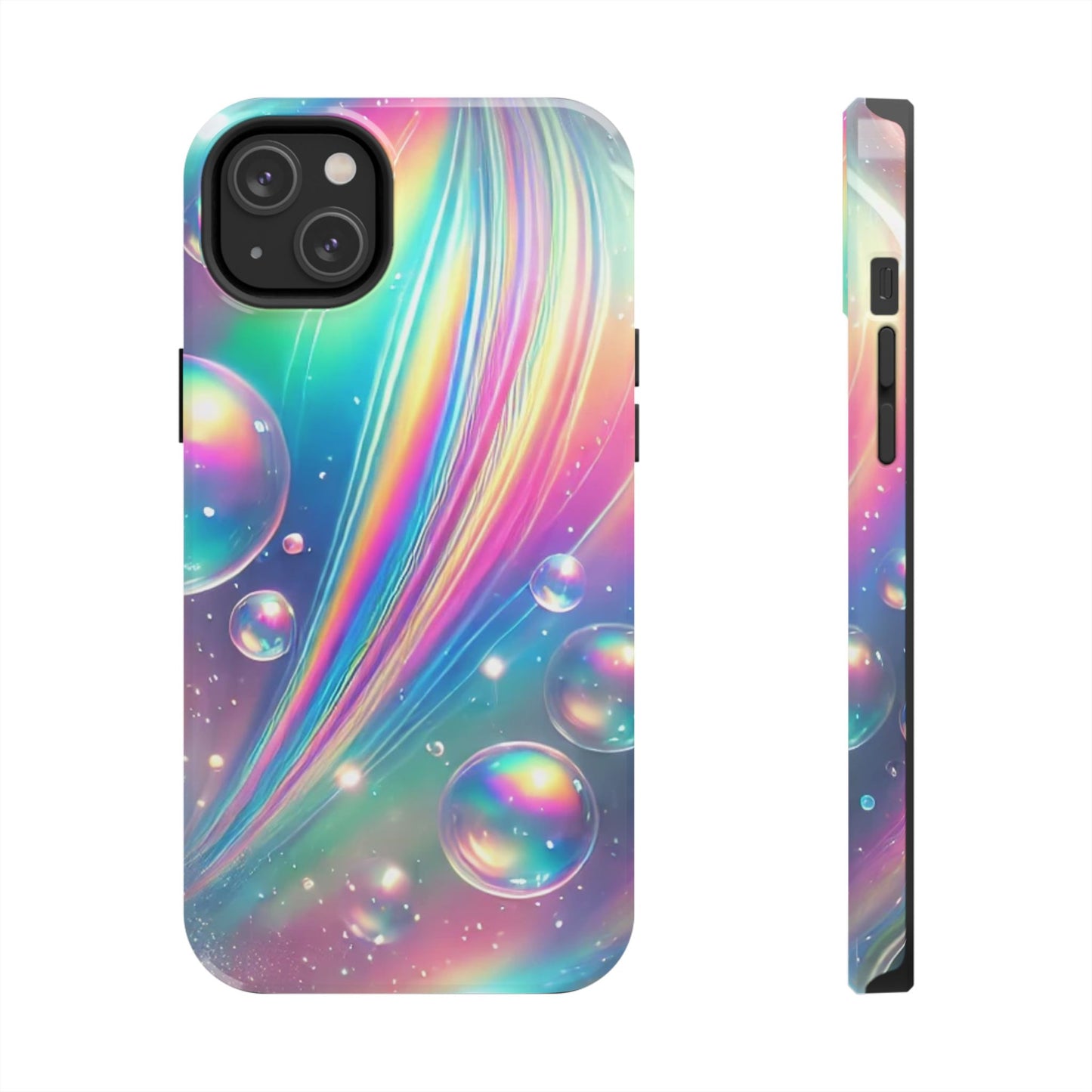 Iridescent colorful Tough Phone Cases