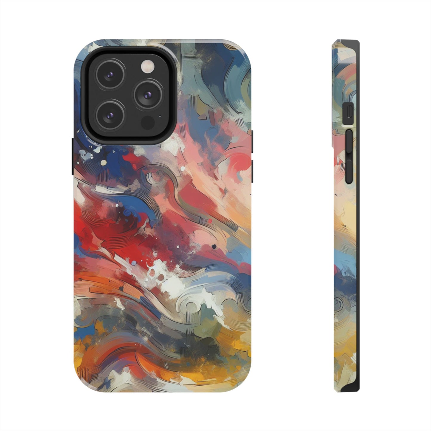 Vibrant abstract Pattern Tough Phone Cases