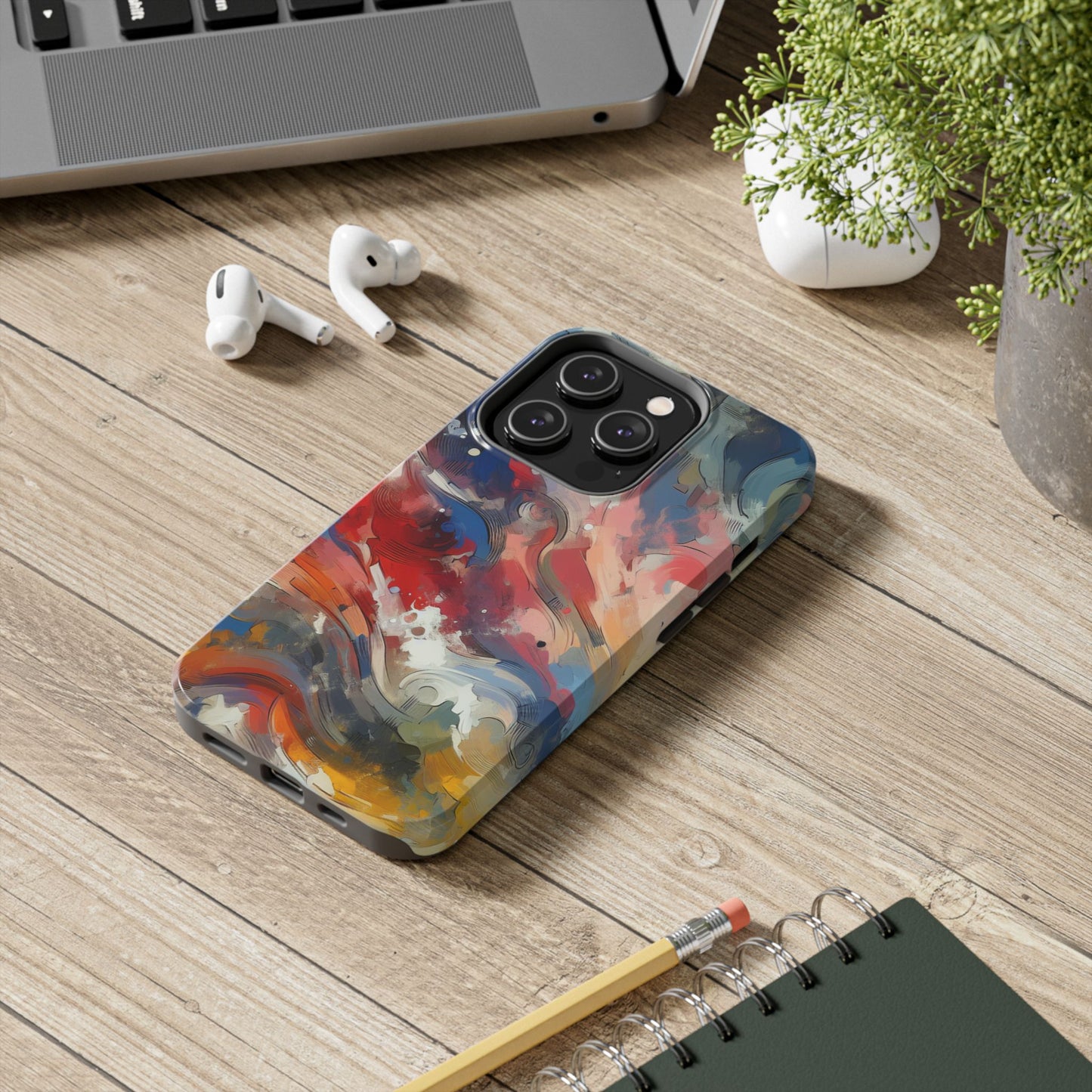 Vibrant abstract Pattern Tough Phone Cases