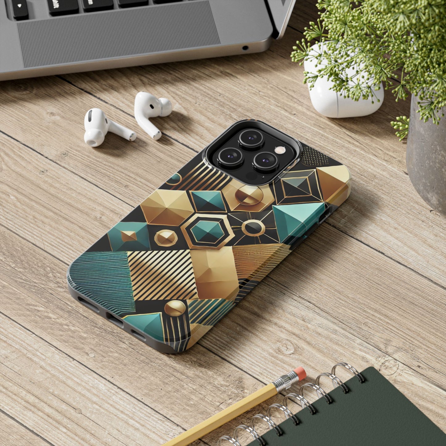 Elegant Geometric Tough Phone Cases