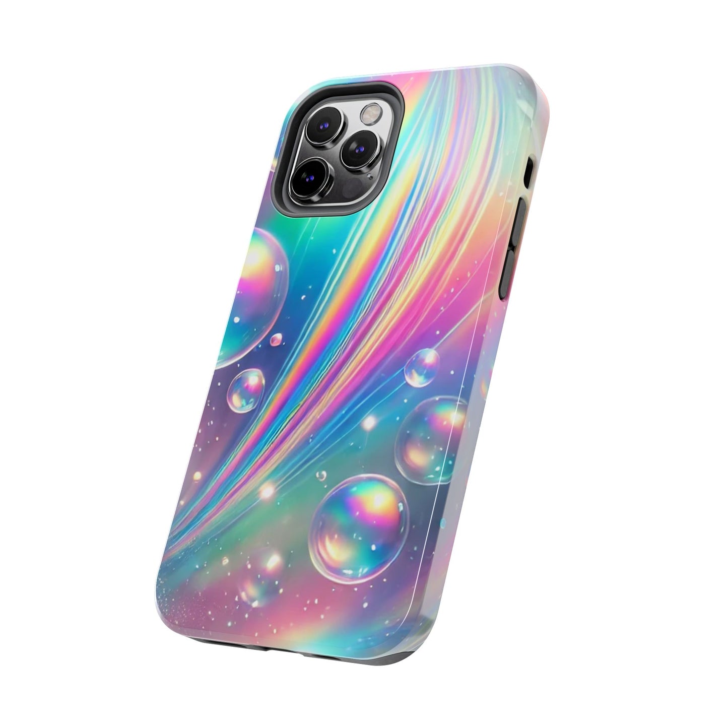 Iridescent colorful Tough Phone Cases