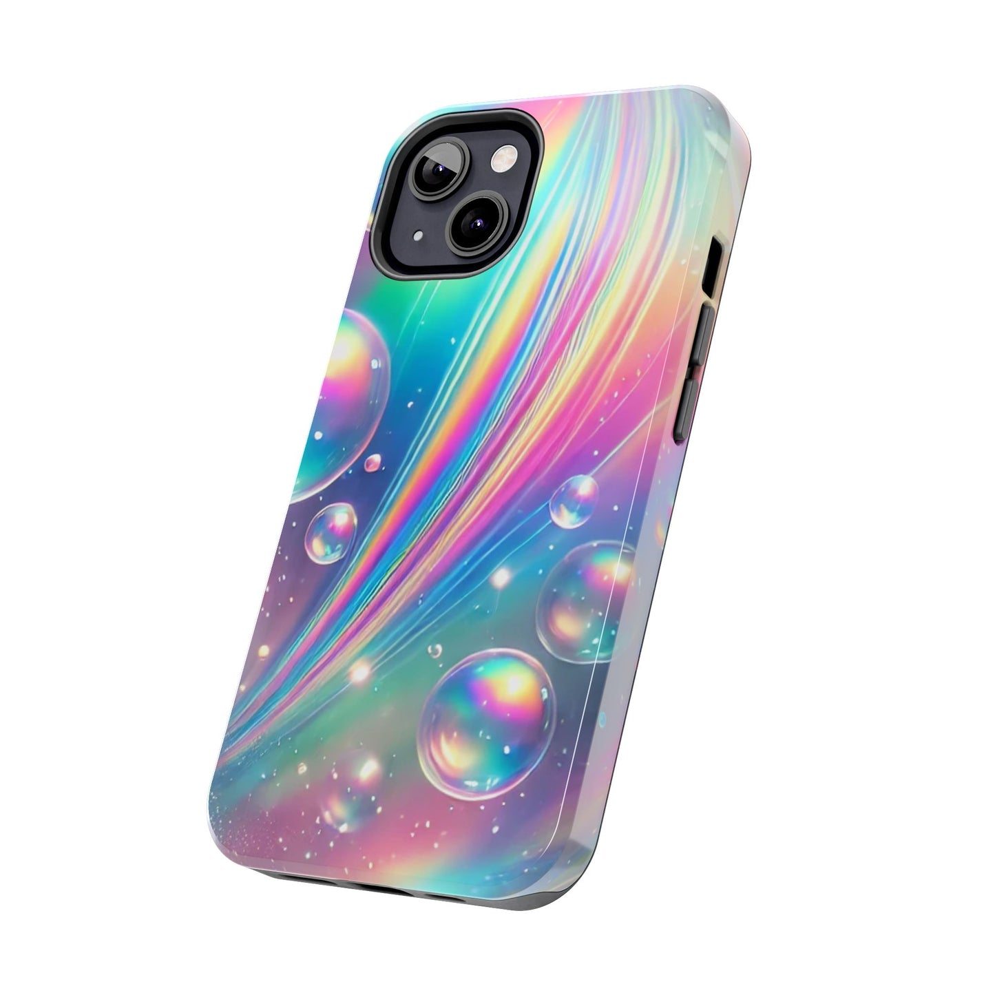 Iridescent colorful Tough Phone Cases