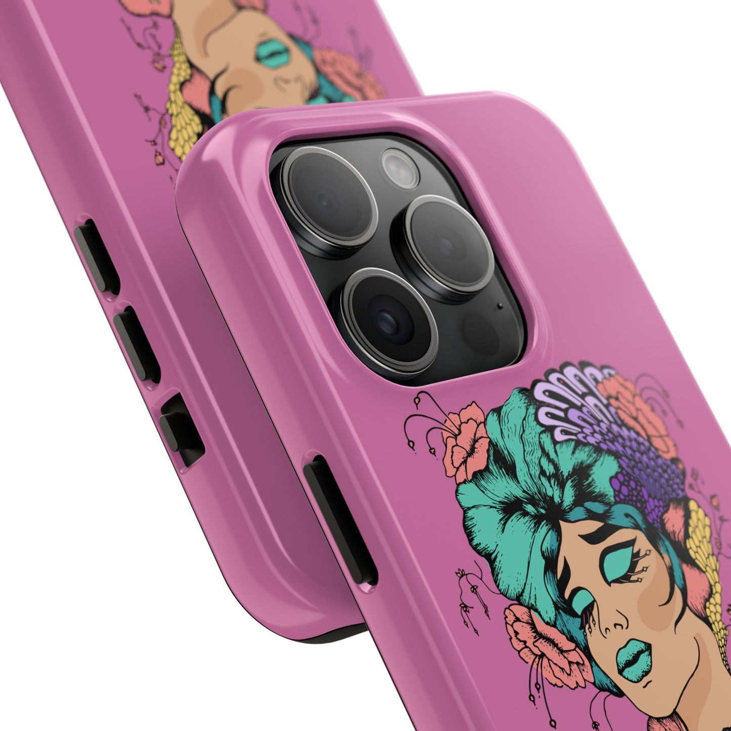 Floral Woman Tough Phone Cases