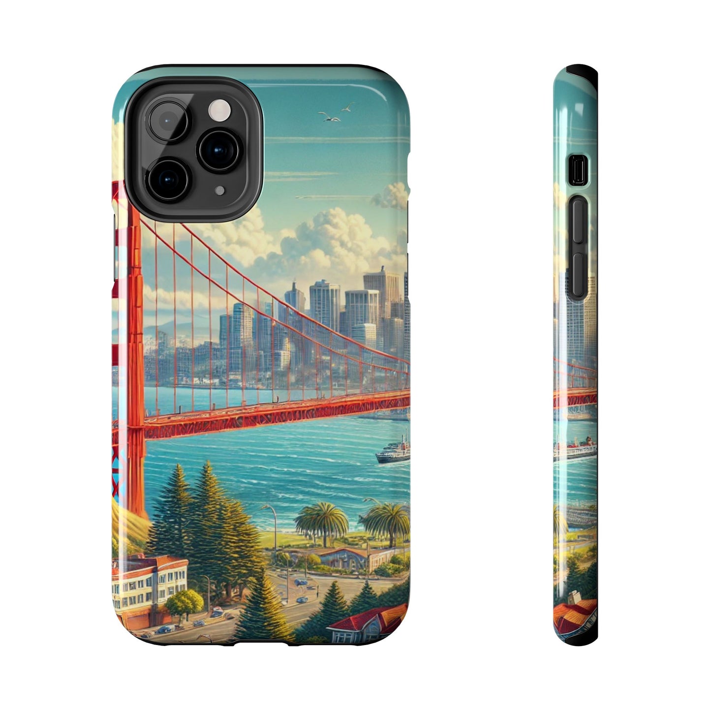 San Francisco Skyline Tough Phone Cases