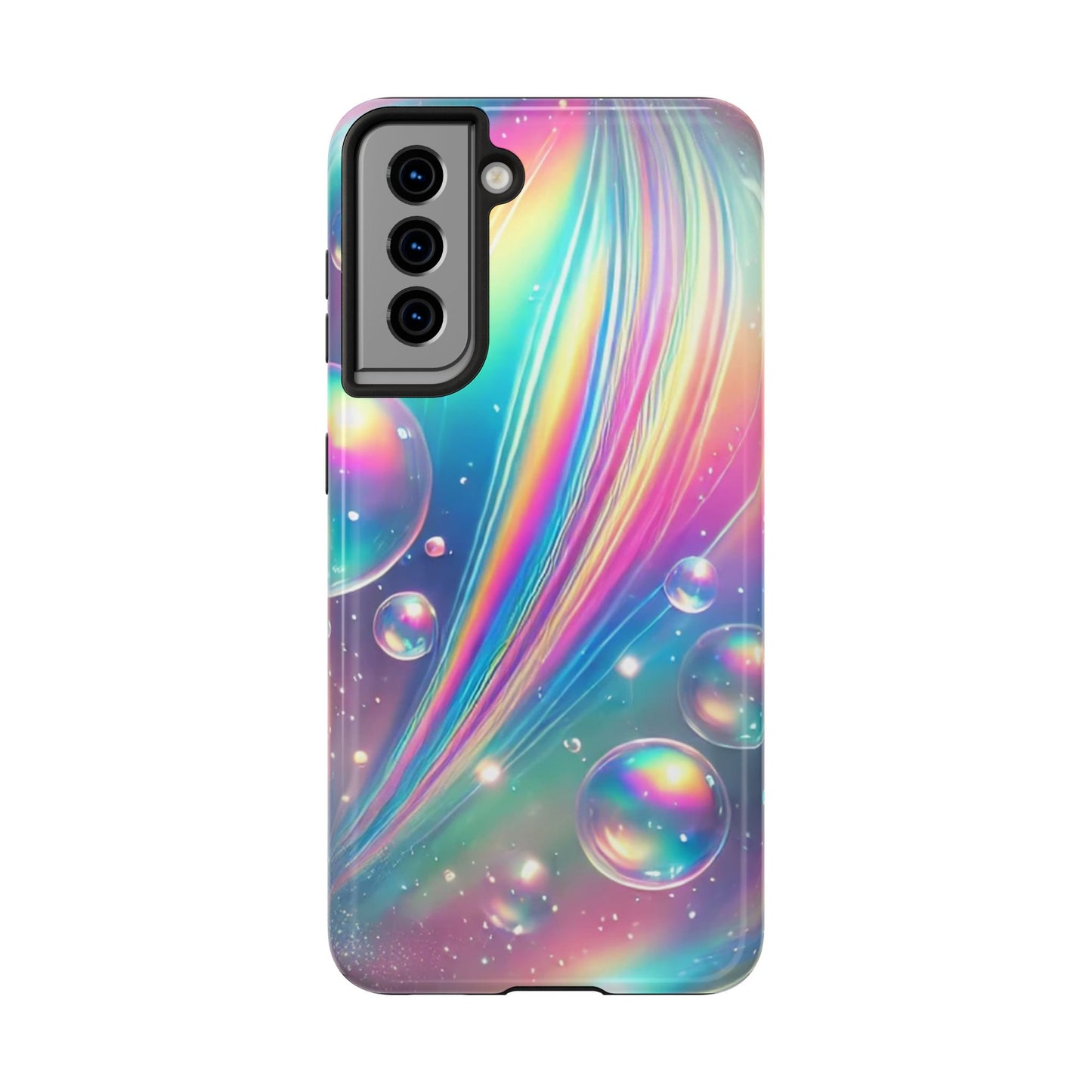 Iridescent colorful Tough Phone Cases