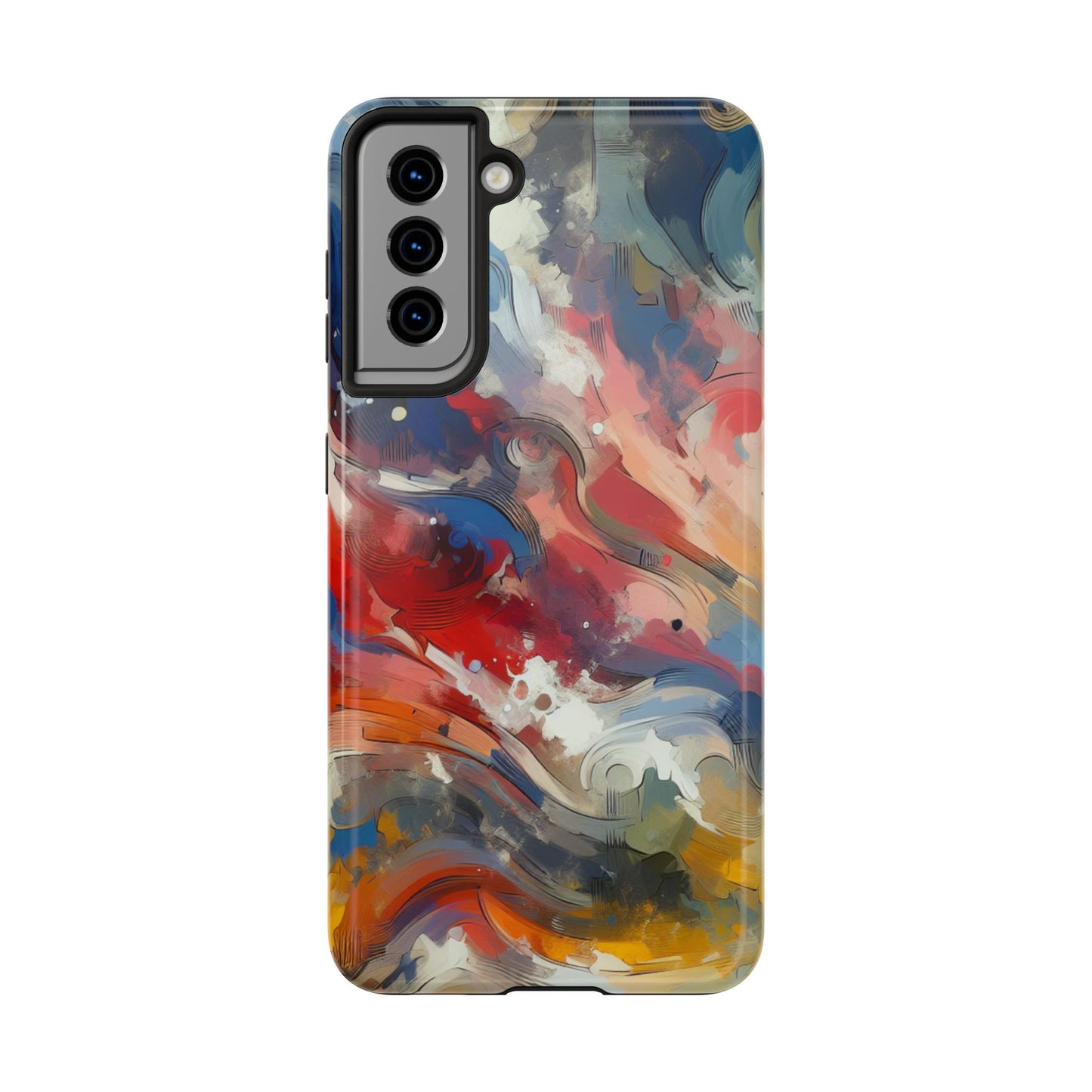 Vibrant abstract Pattern Tough Phone Cases