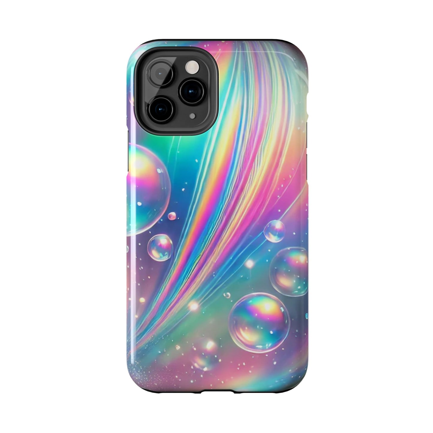 Iridescent colorful Tough Phone Cases