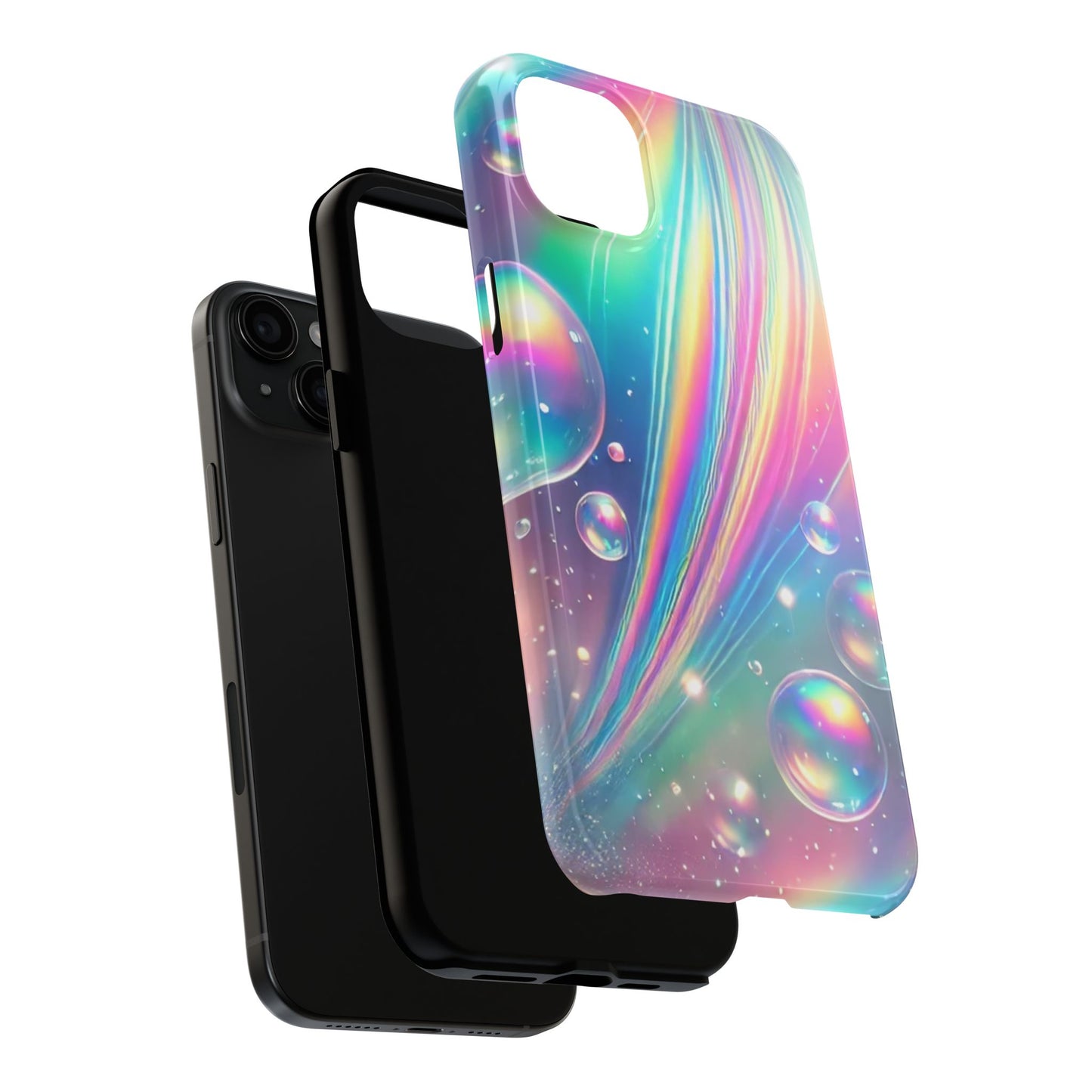 Iridescent colorful Tough Phone Cases