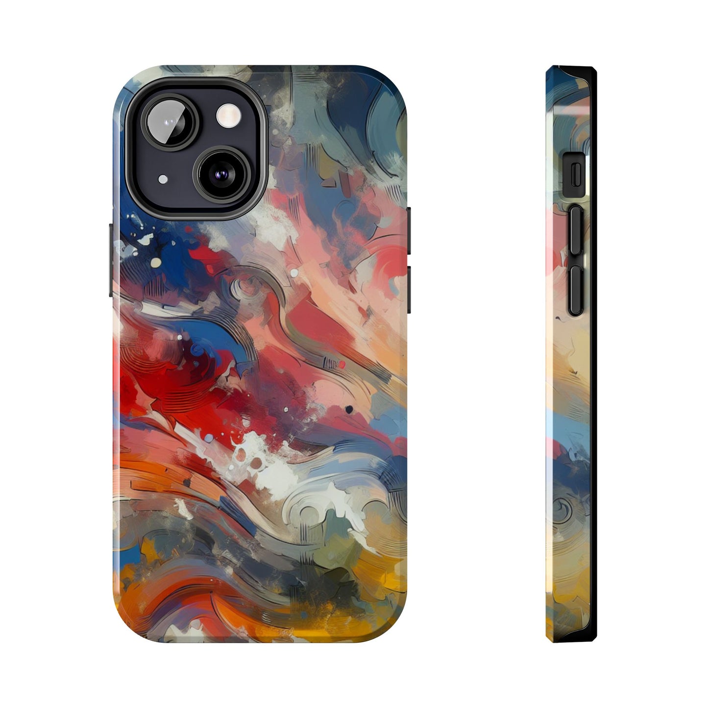 Vibrant abstract Pattern Tough Phone Cases