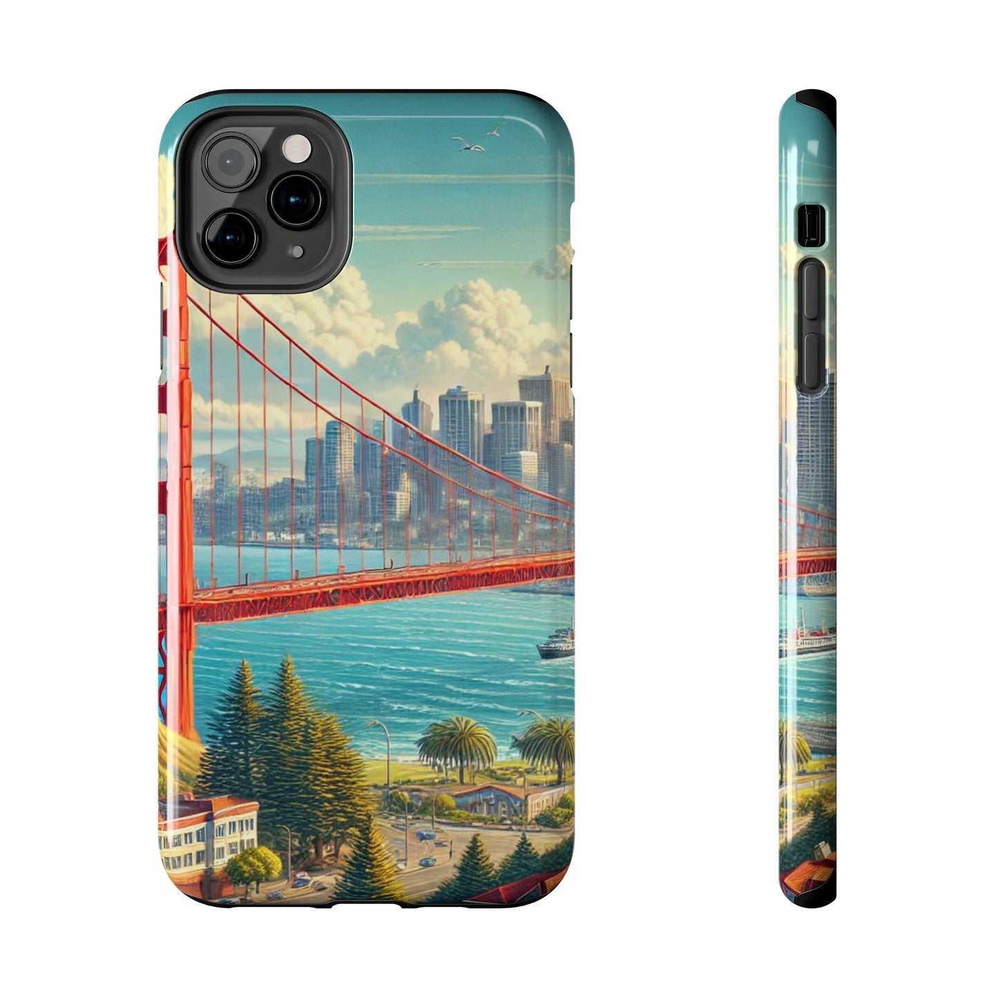 San Francisco Skyline Tough Phone Cases