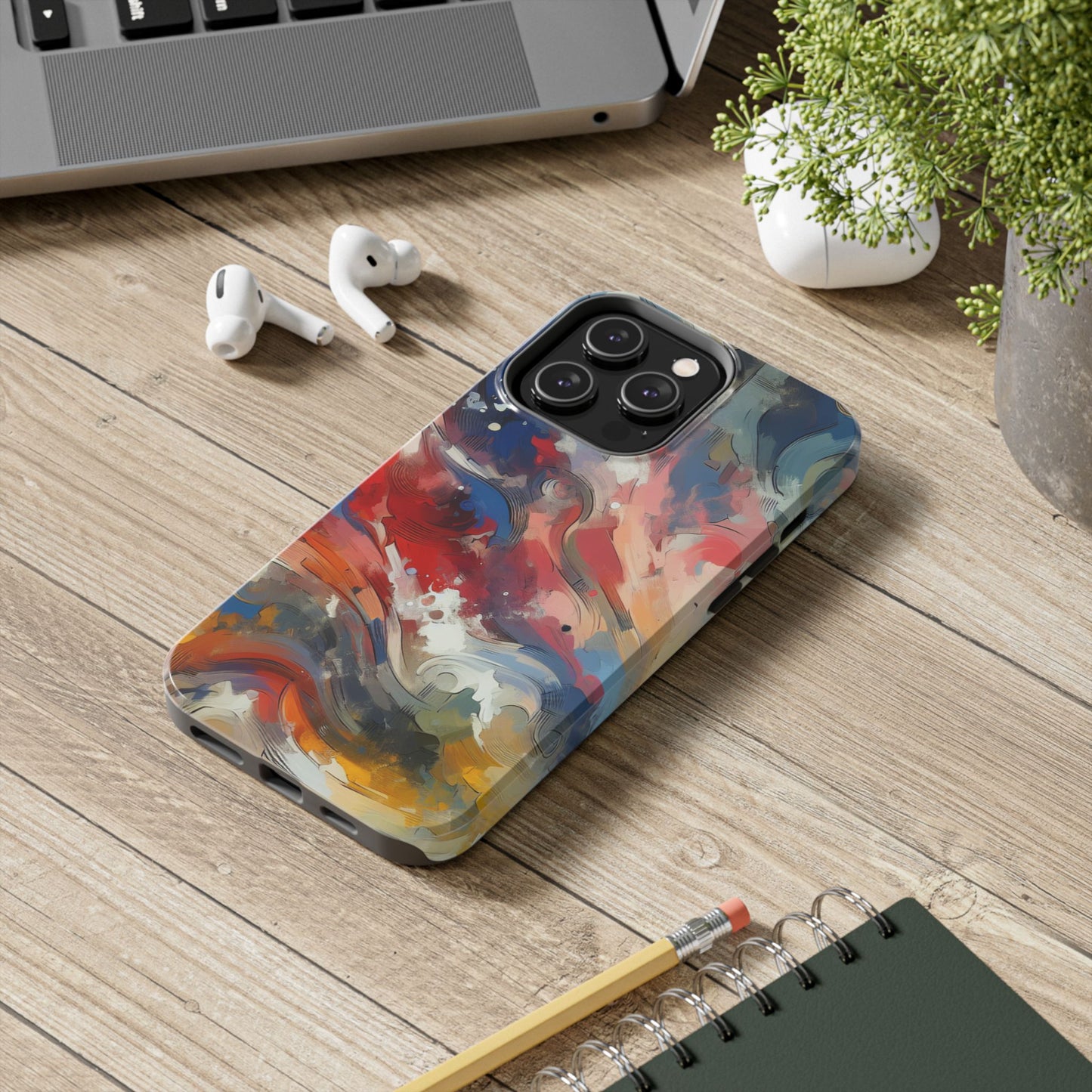 Vibrant abstract Pattern Tough Phone Cases