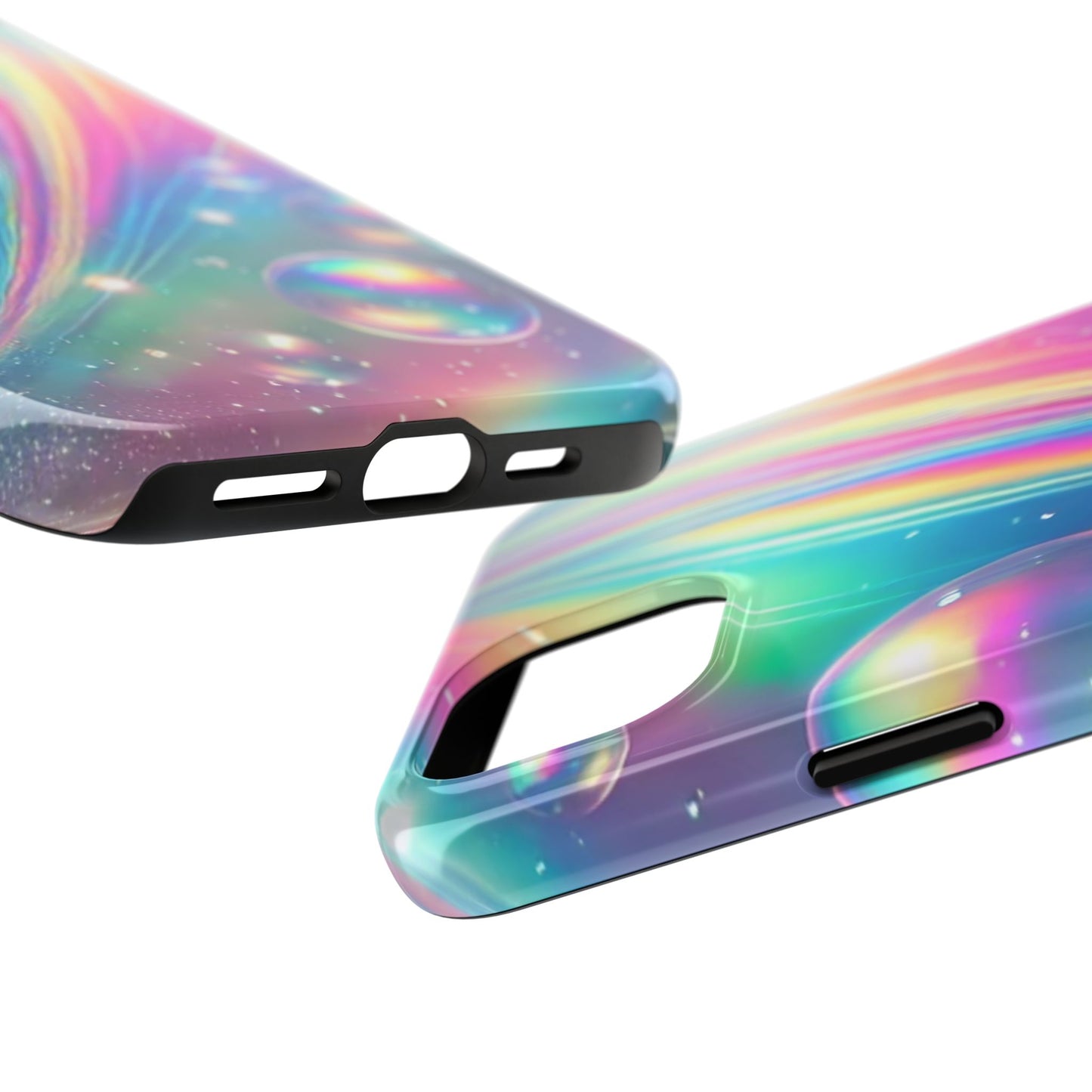 Iridescent colorful Tough Phone Cases