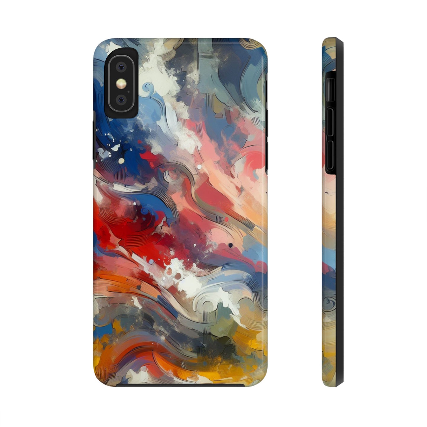 Vibrant abstract Pattern Tough Phone Cases