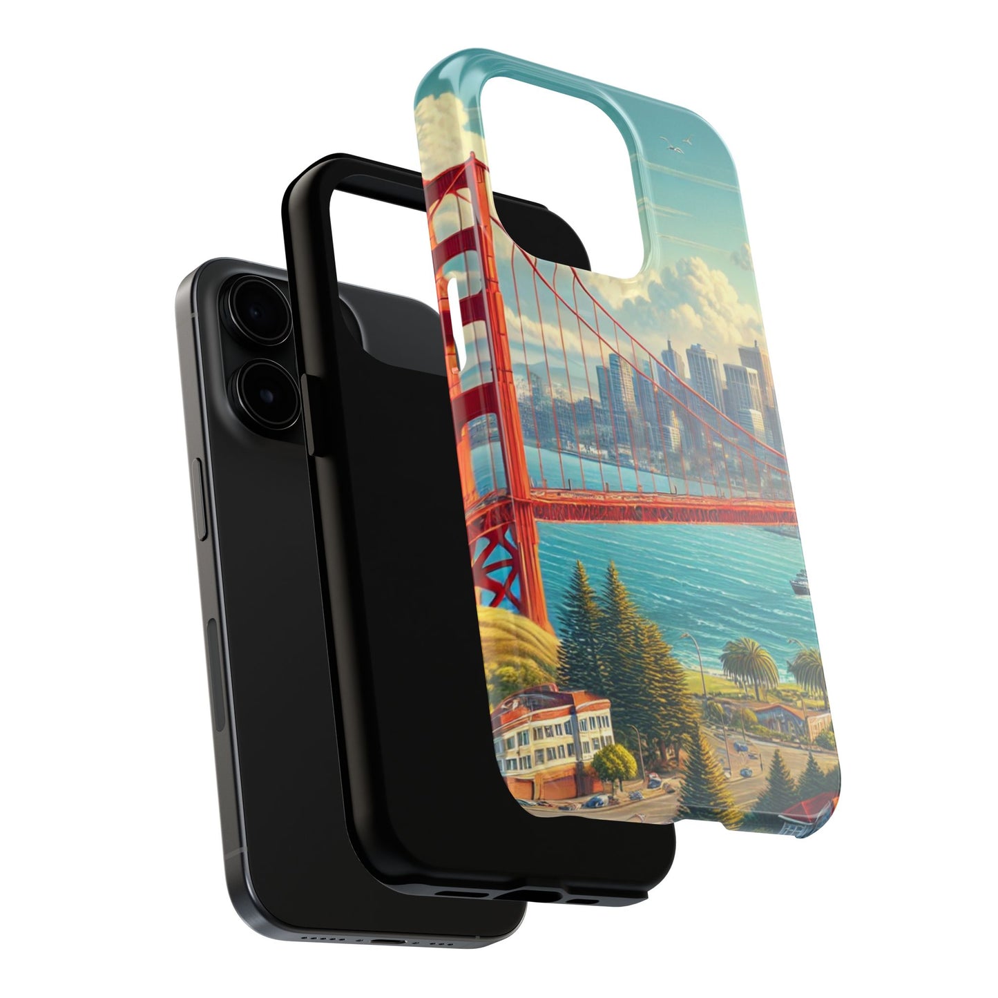 San Francisco Skyline Tough Phone Cases