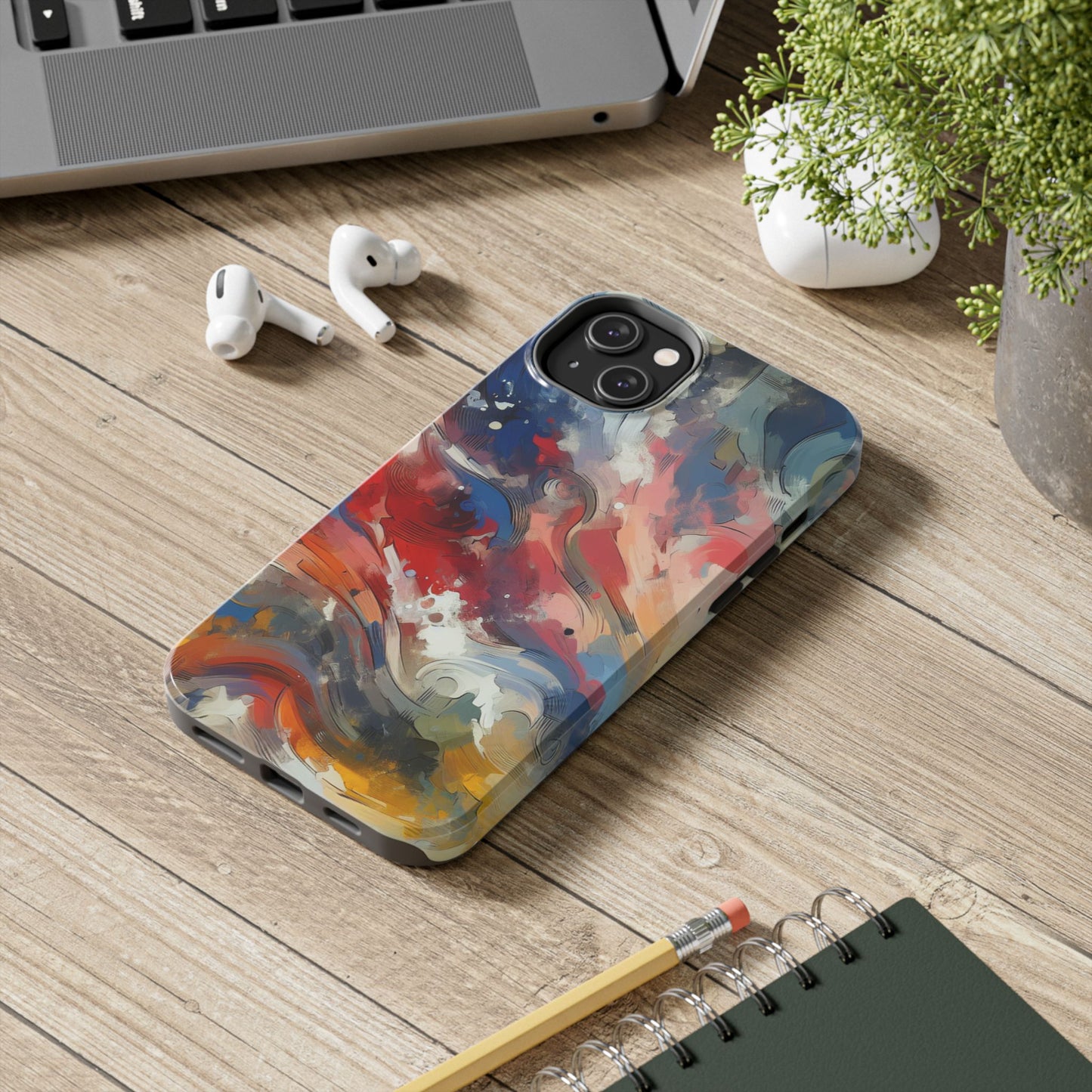 Vibrant abstract Pattern Tough Phone Cases