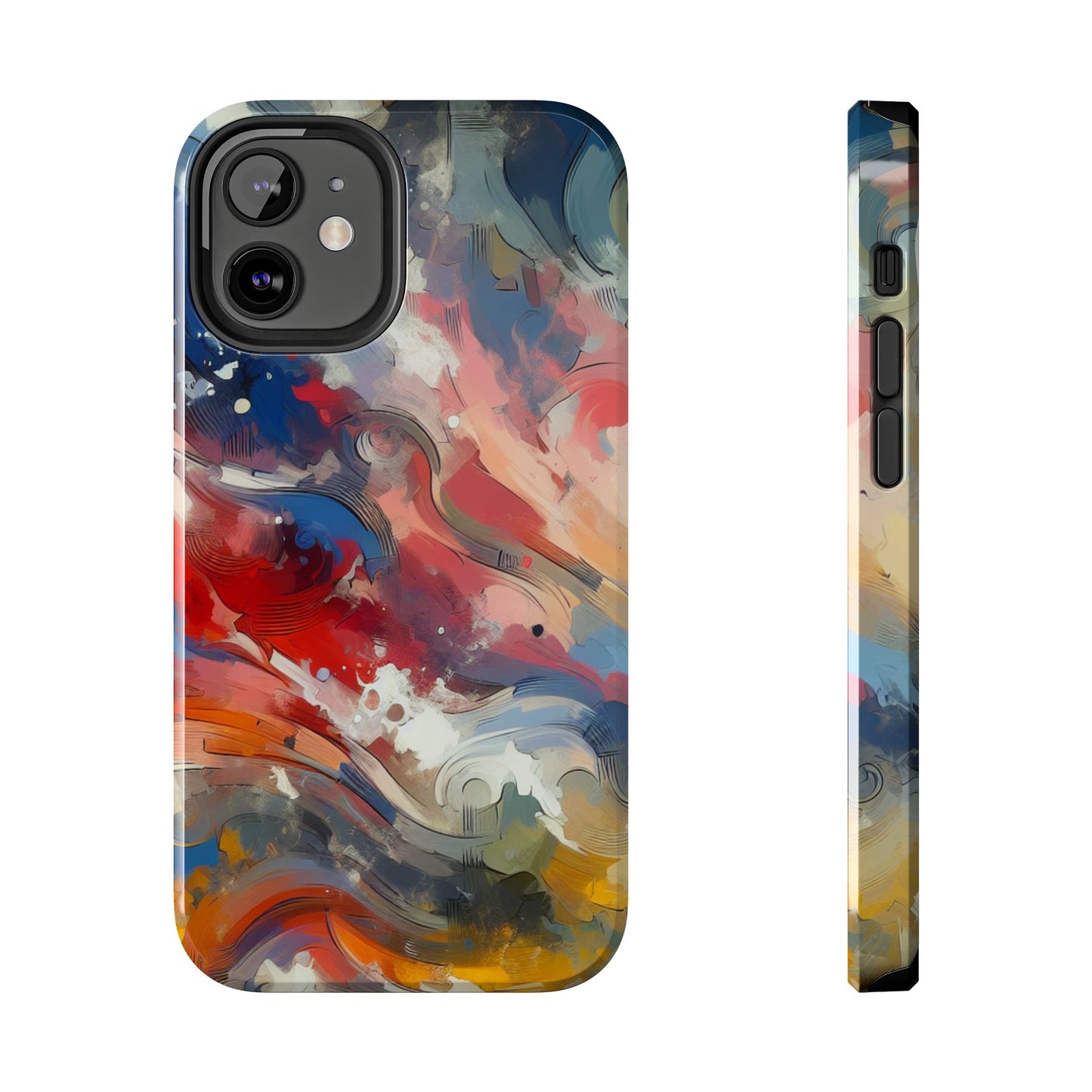 Vibrant abstract Pattern Tough Phone Cases