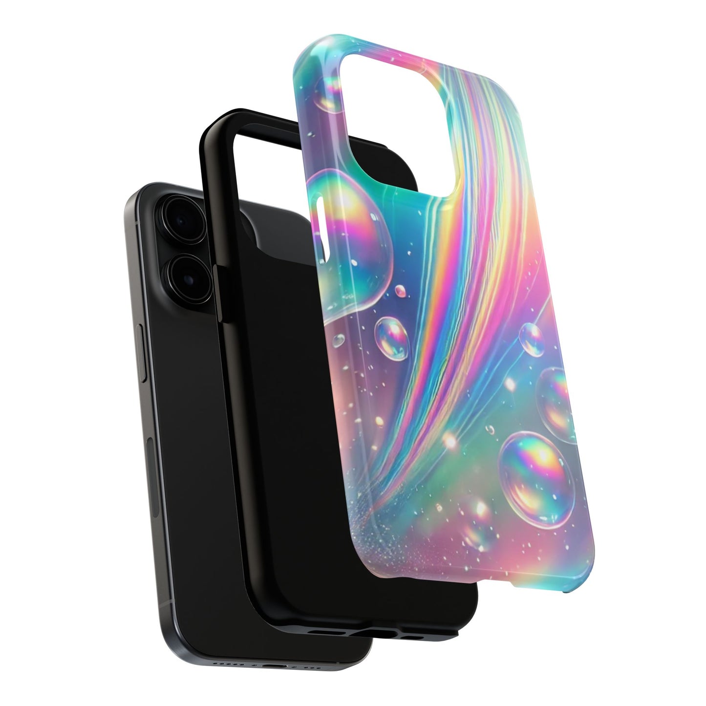 Iridescent colorful Tough Phone Cases