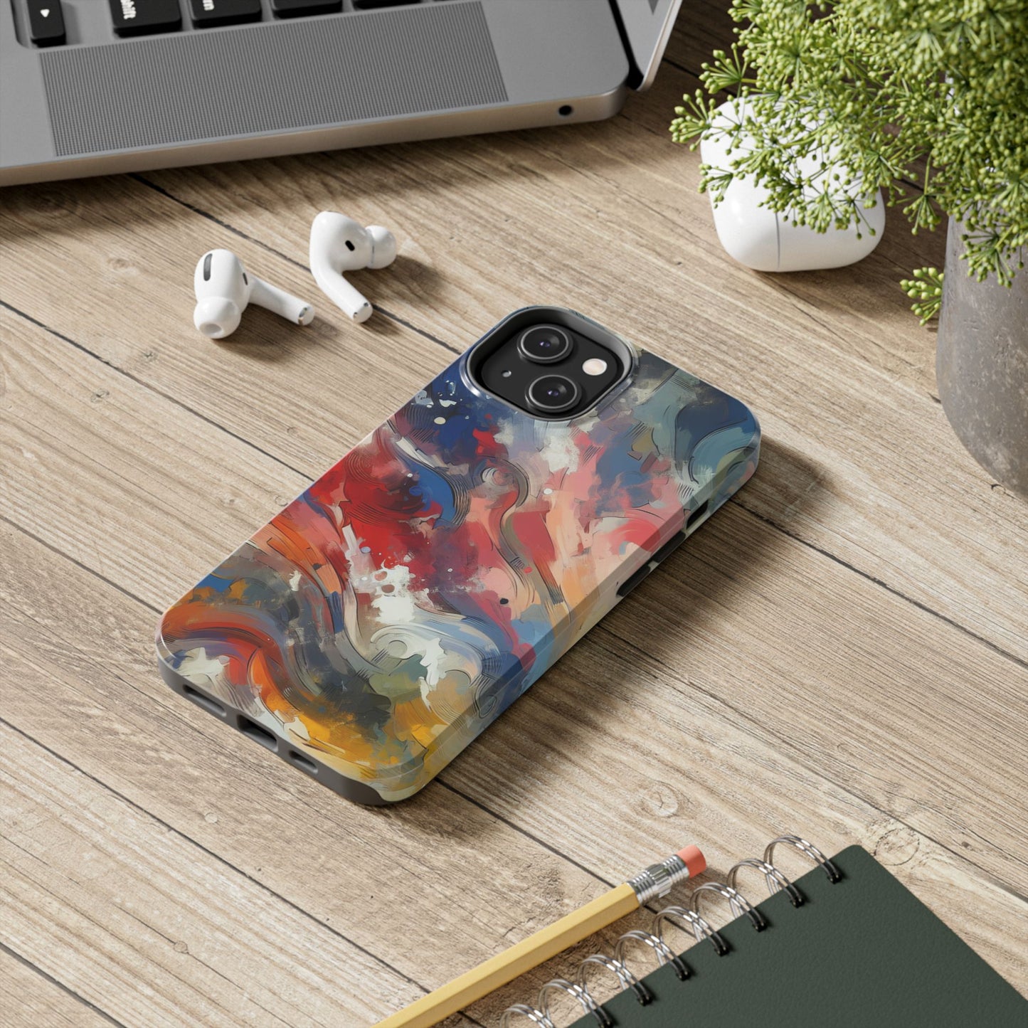 Vibrant abstract Pattern Tough Phone Cases