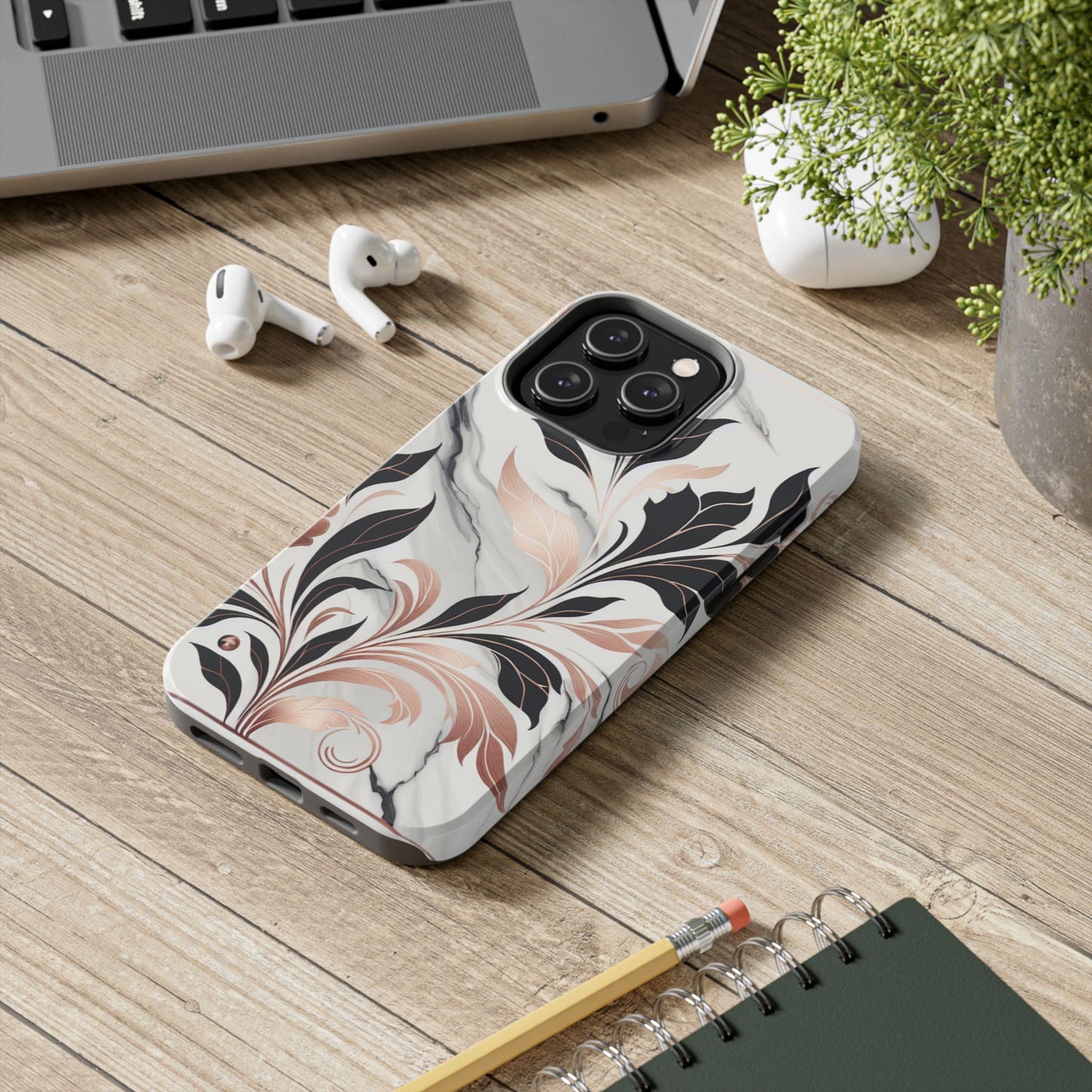 Elegant floral Tough Phone Cases