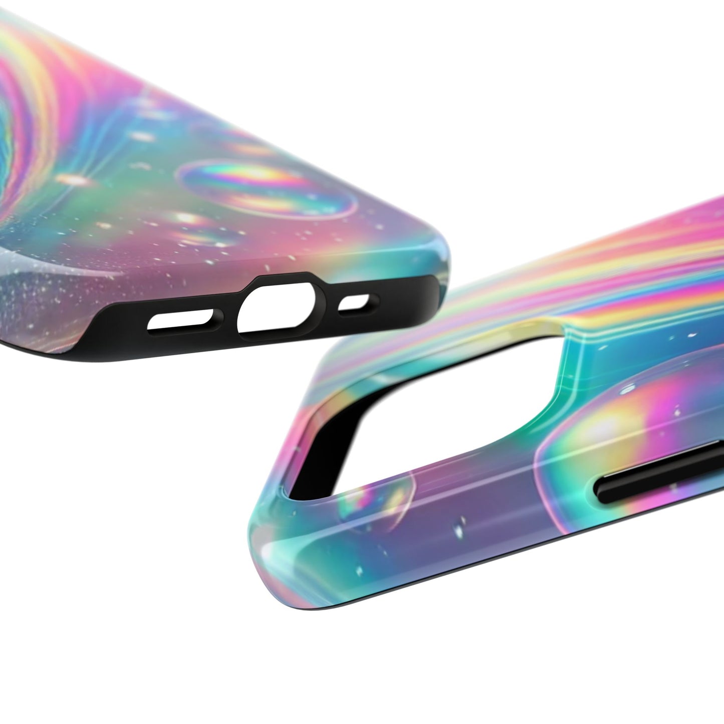 Iridescent colorful Tough Phone Cases